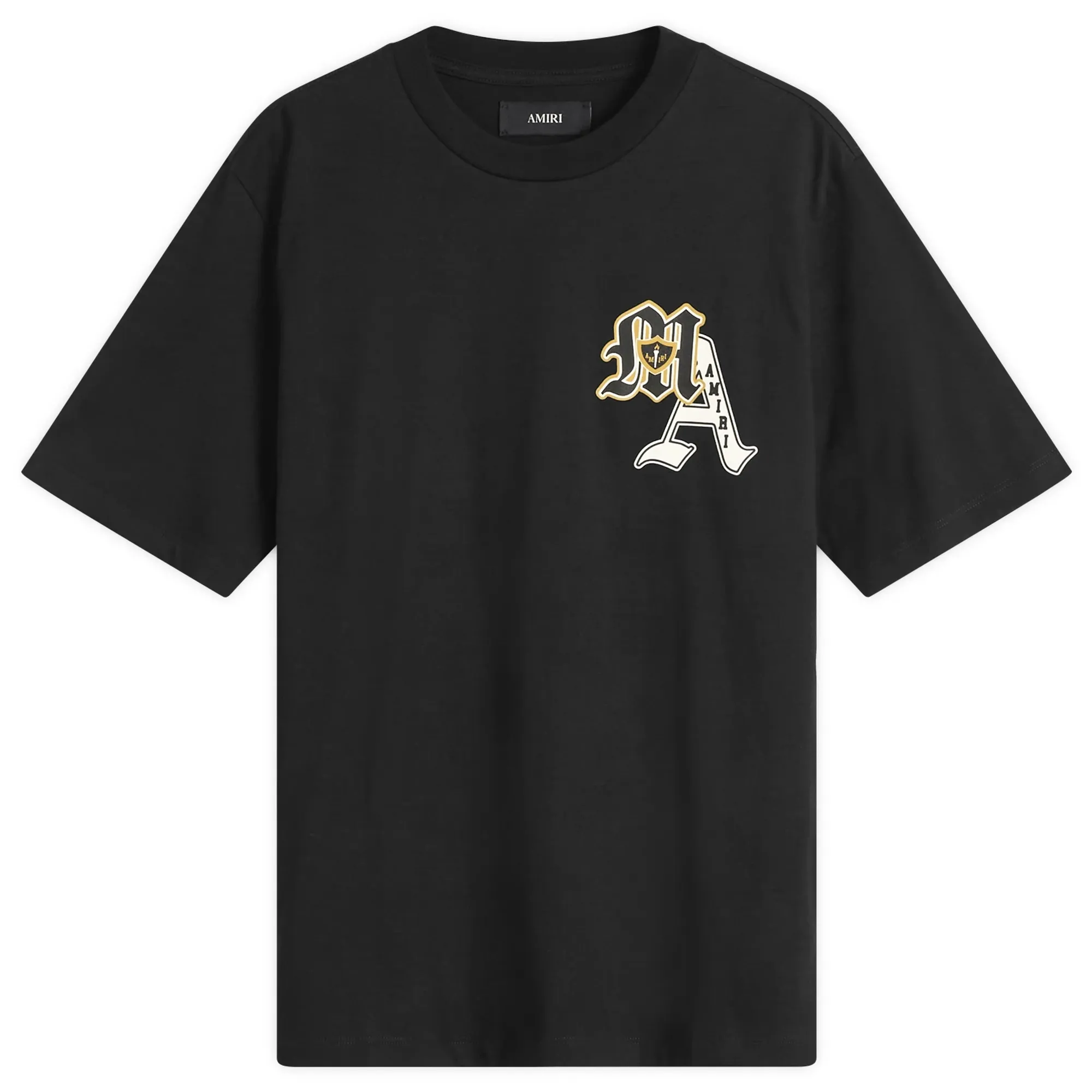 AMIRI Men's Varsity Patch T-Shirt Black