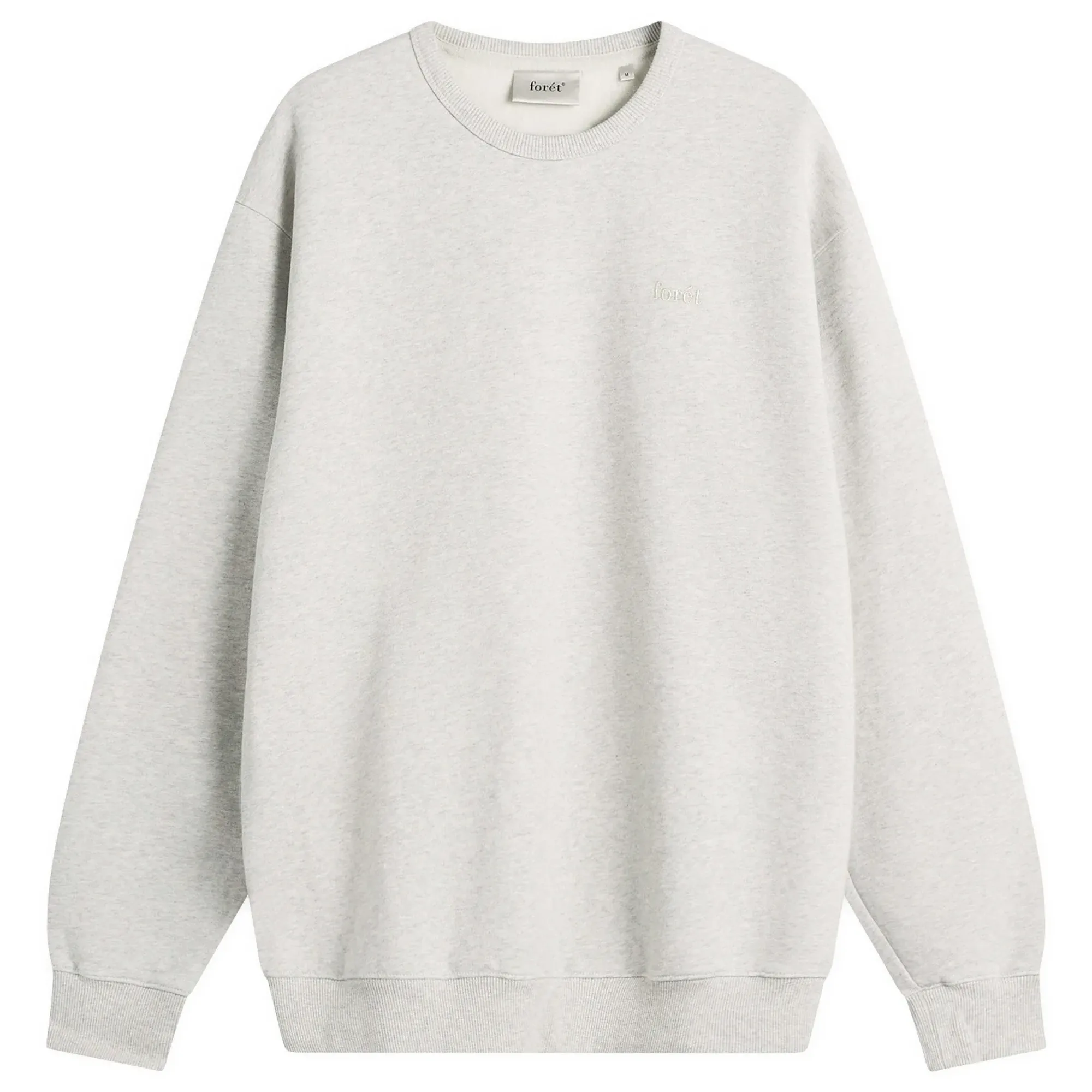 Foret Men's Noon Crew Neck Sweatshirt Snow Melange