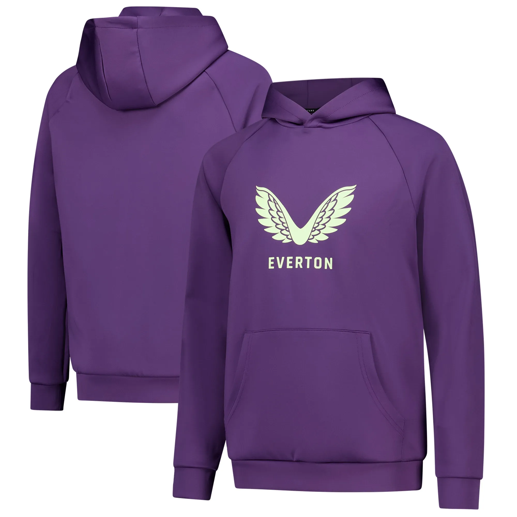 Everton Castore Players Presentation Hoodie - Purple - Kids