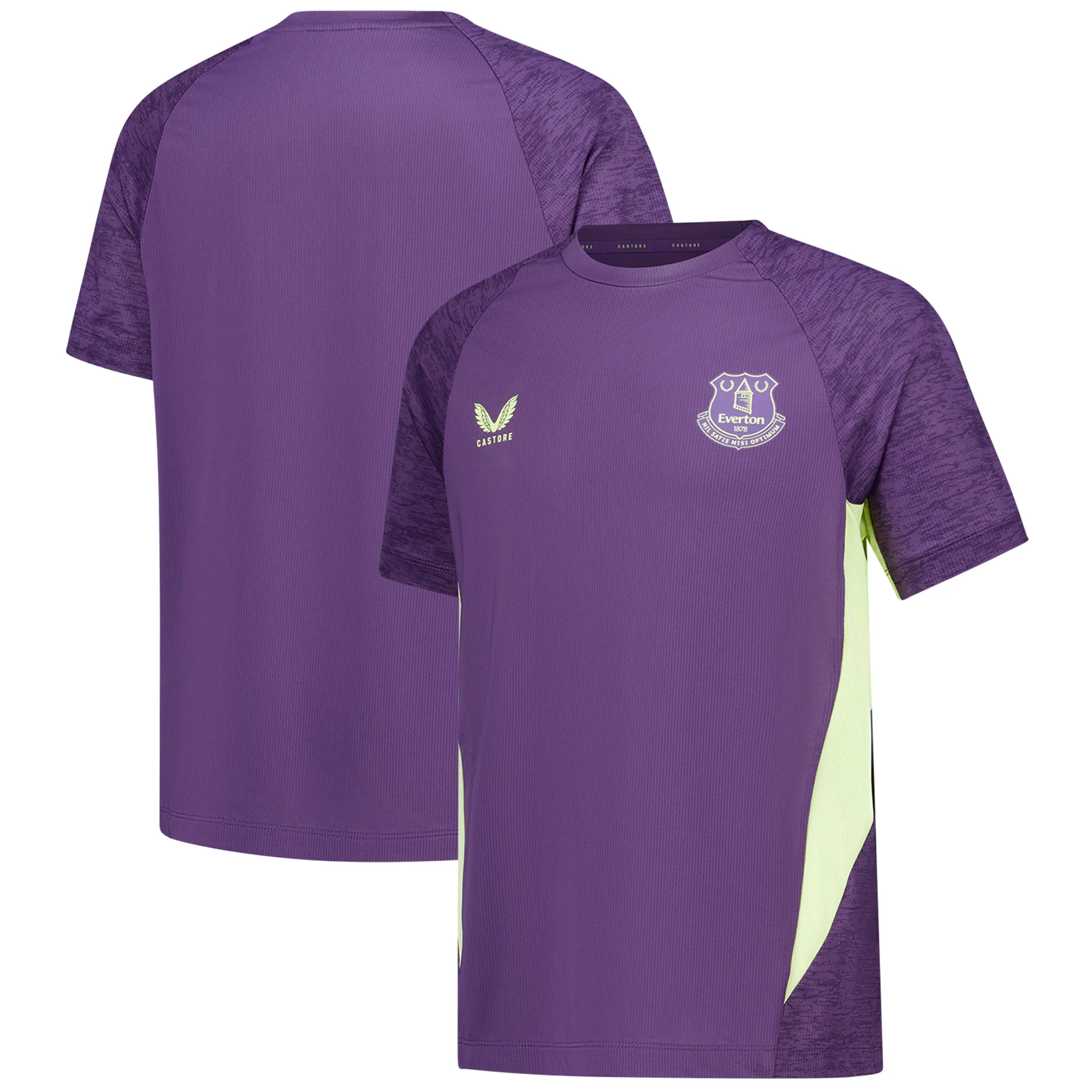 Everton Castore Players Training Top - Purple - Kids
