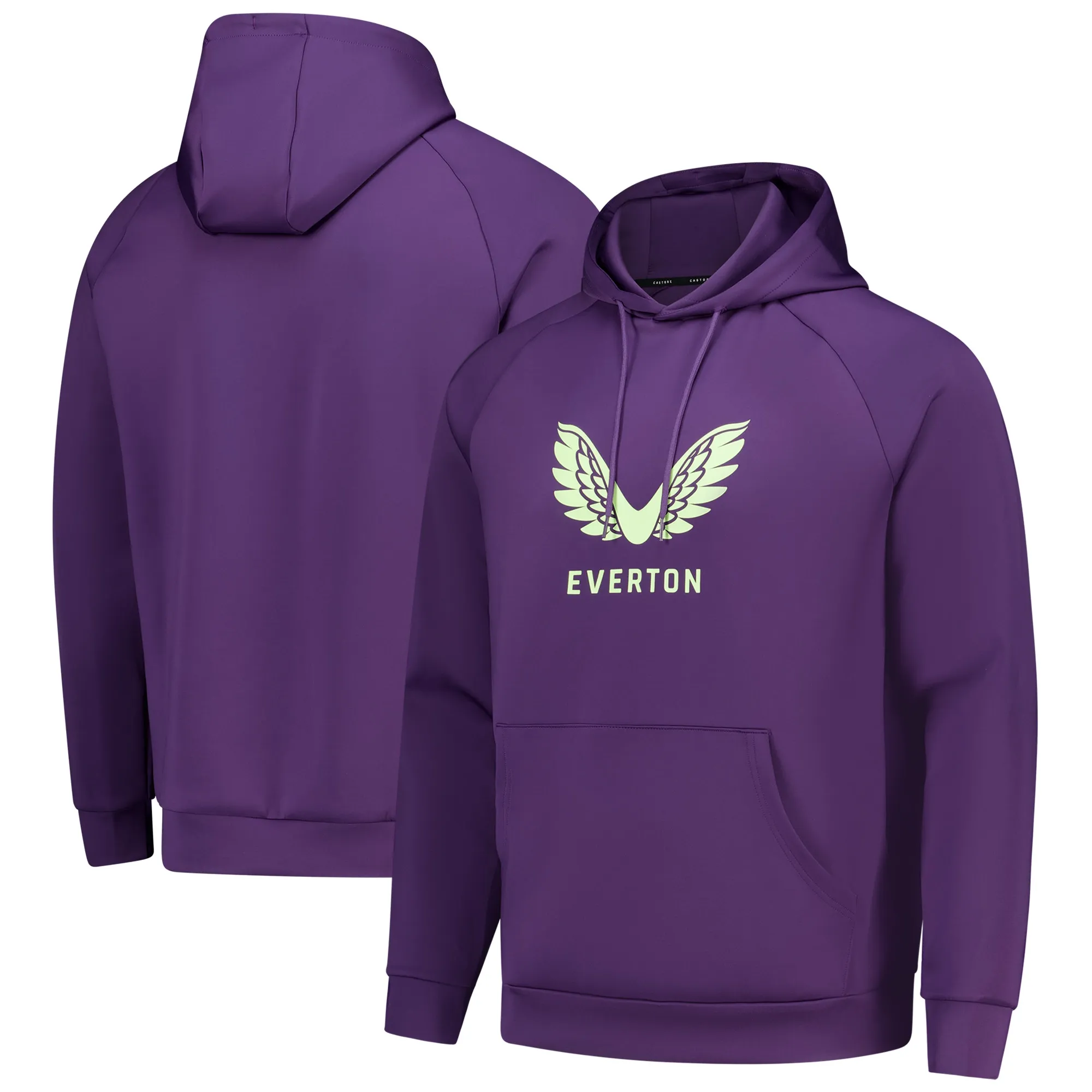 Everton Castore Players Presentation Hoodie - Purple