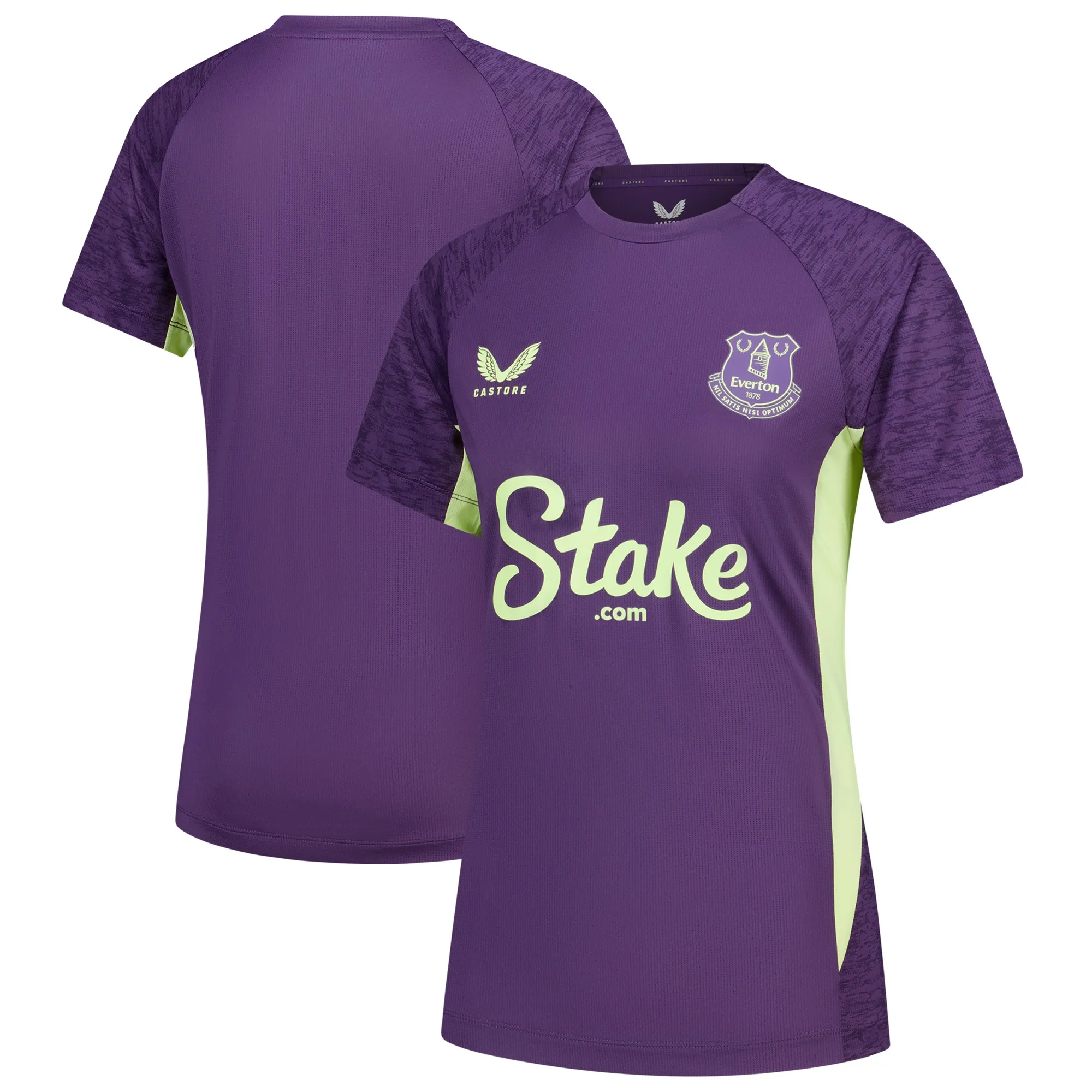 Everton Castore Players Training Top - Purple - Womens
