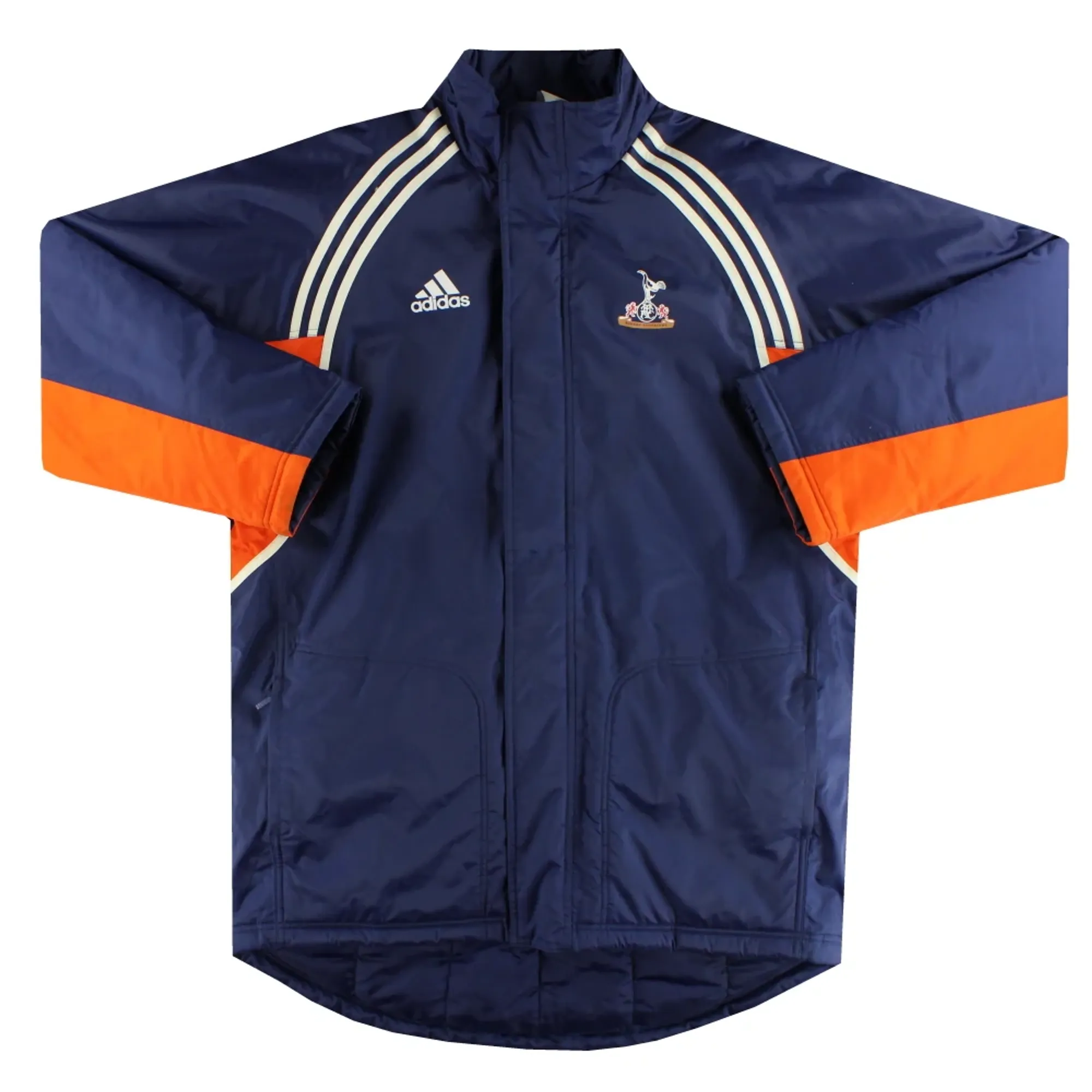 2000-01 Tottenham adidas Padded Bench Coat L/XL - Tottenham Hotspur / Excellent / Large