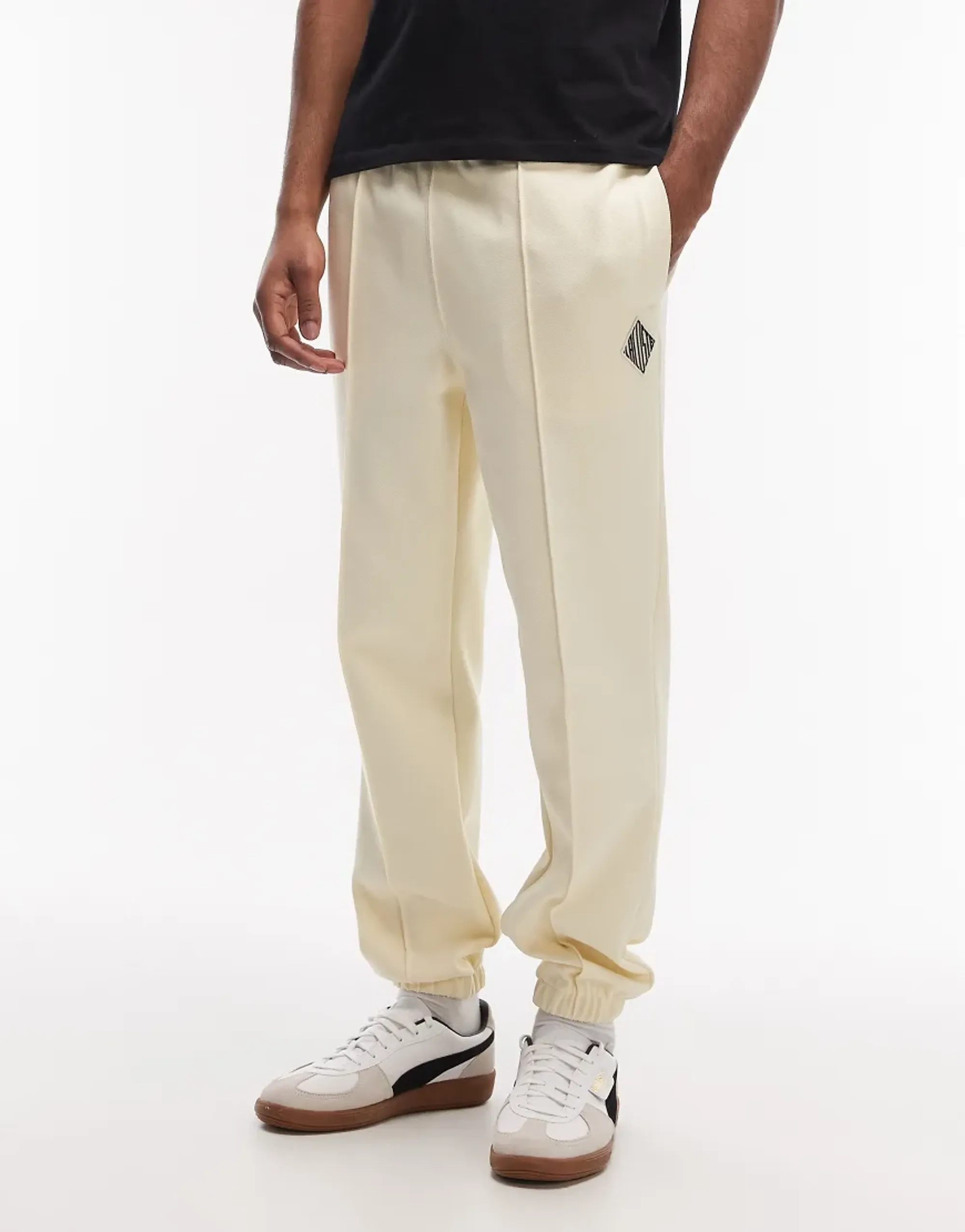 Lacoste Regular Fit Sweatpants - Lemon Beige