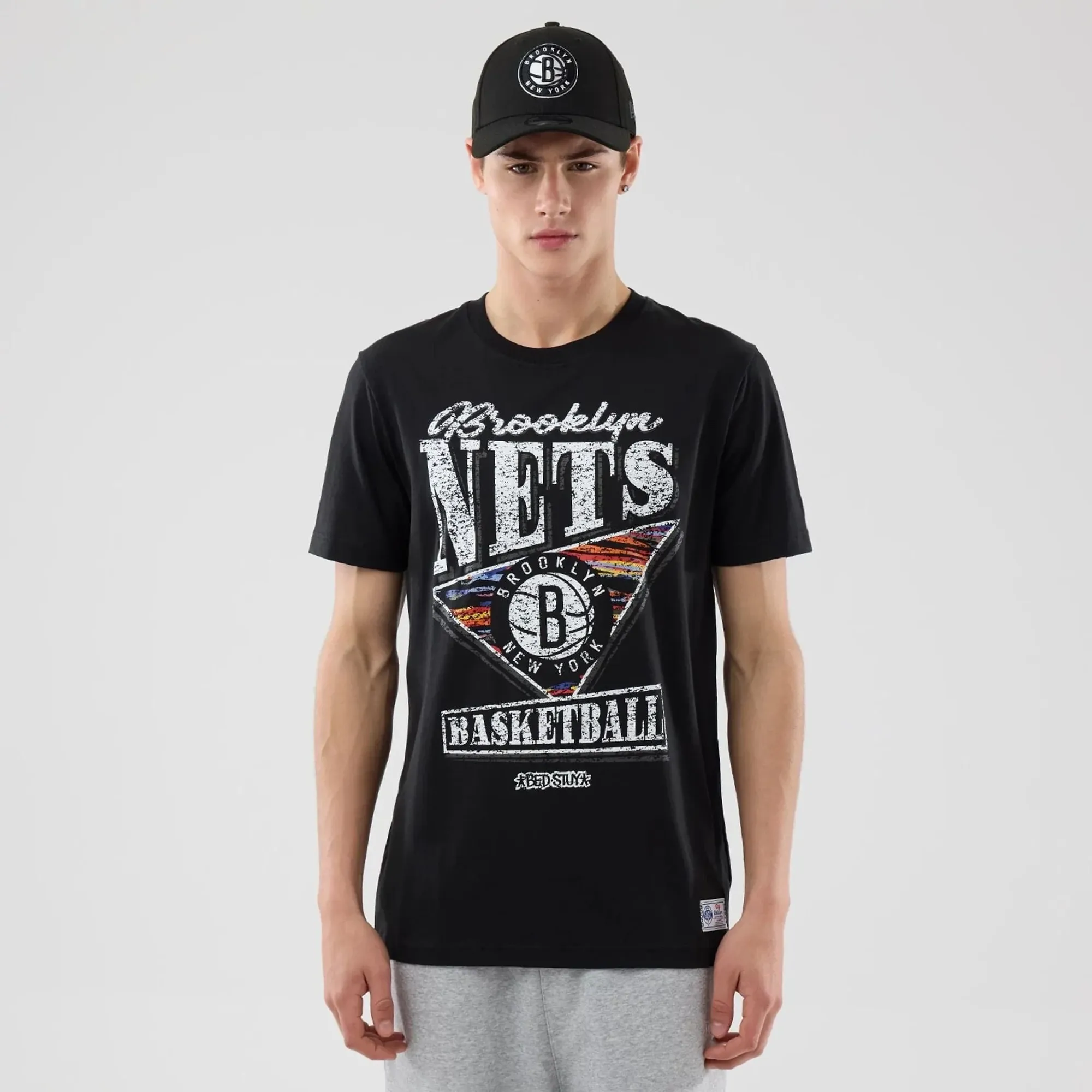 Brooklyn Nets NBA City Edition Black T-Shirt New Era Cap adult unisex