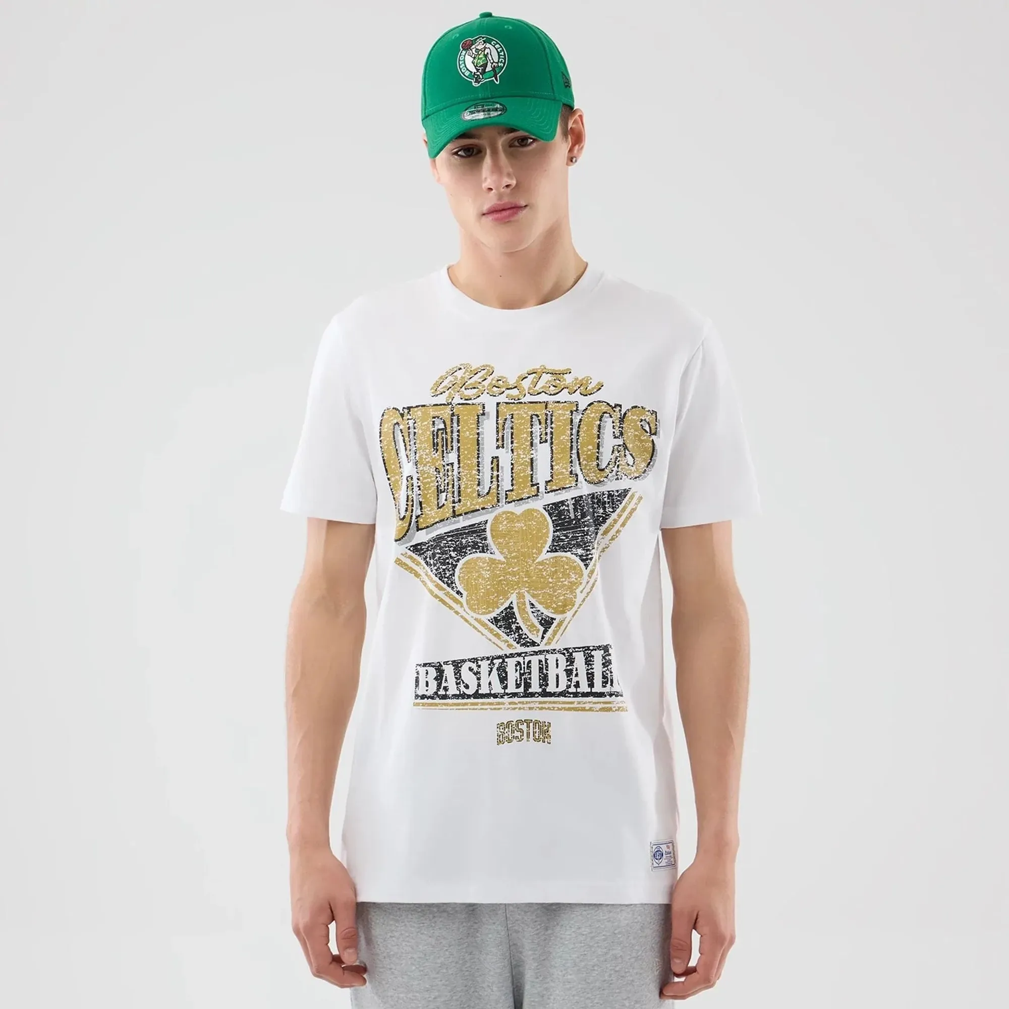 Boston Celtics NBA City Edition White T-Shirt New Era Cap adult unisex