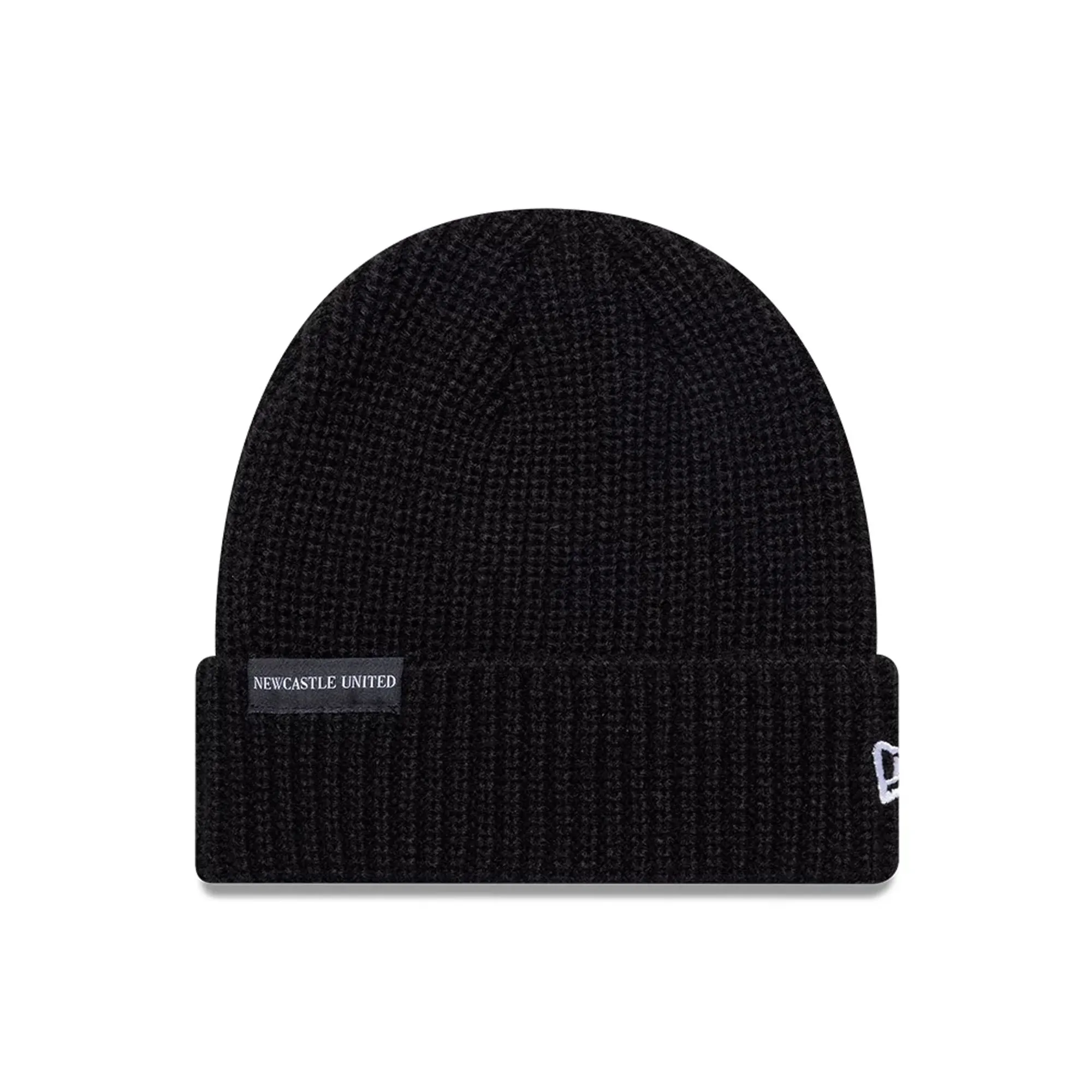 Newcastle United FC Ribbed Black Cuff knit Beanie Hat New Era Cap adult unisex