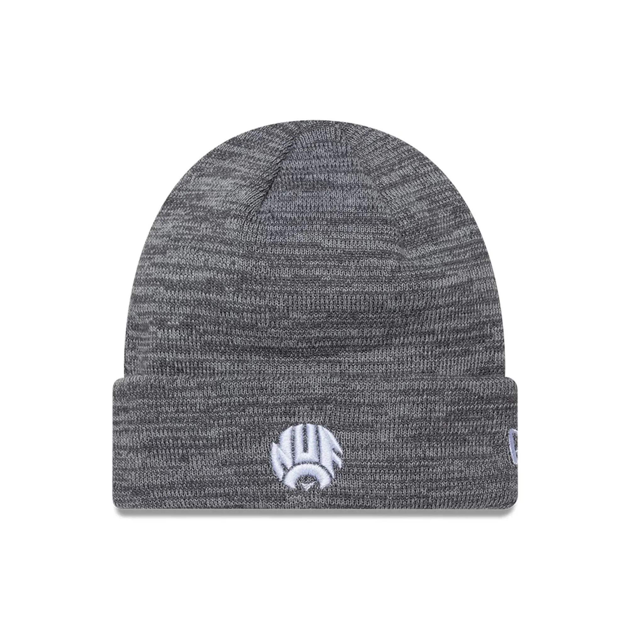 Newcastle United FC Retro Grey Cuff knit Beanie Hat New Era Cap adult unisex