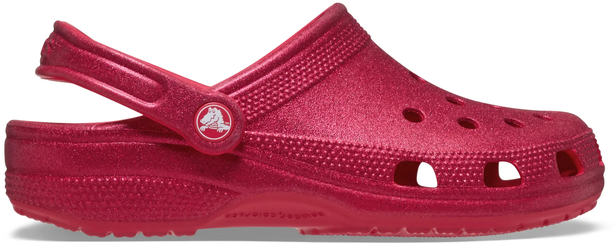Crocs | Unisex | Classic Glitter | Clogs | Digital Raspberry Glitter | W2/M1