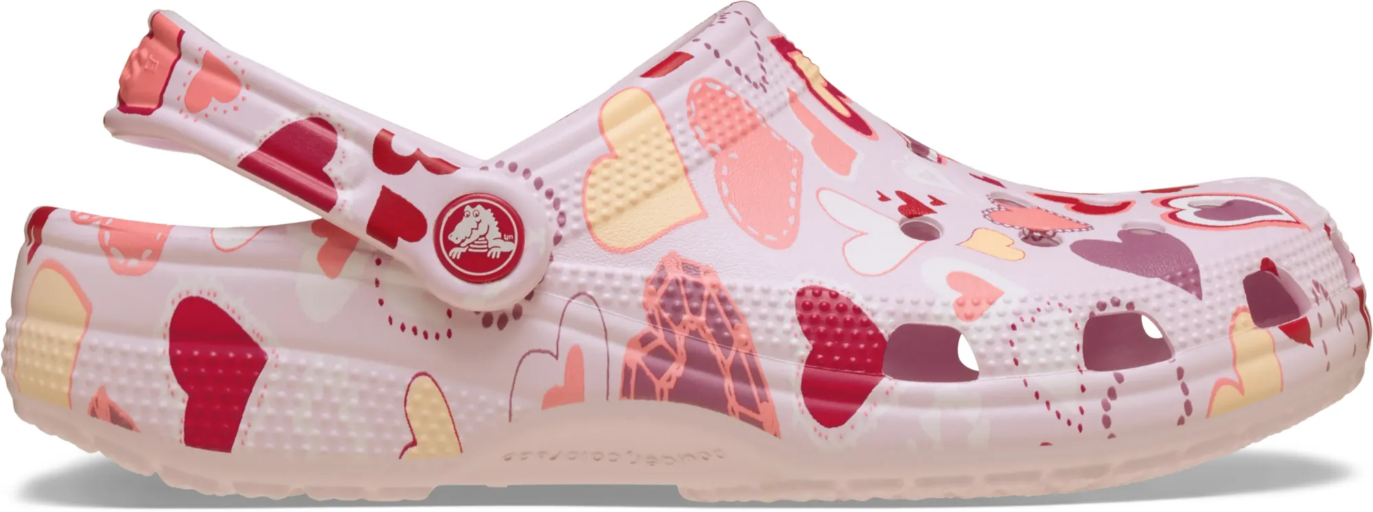 Crocs | Kids | Classic Valentines Day | Clogs | Pink Milk/Hearts | C11