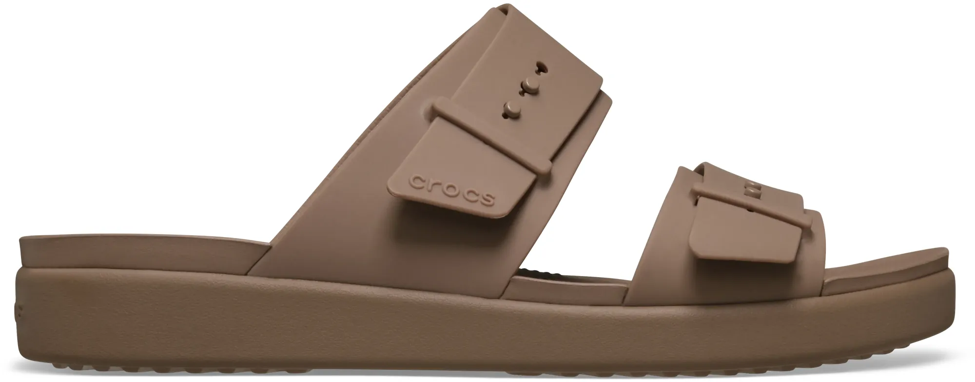 Crocs | Women | Brooklyn Buckle Low Low | Sandals | Latte | 3