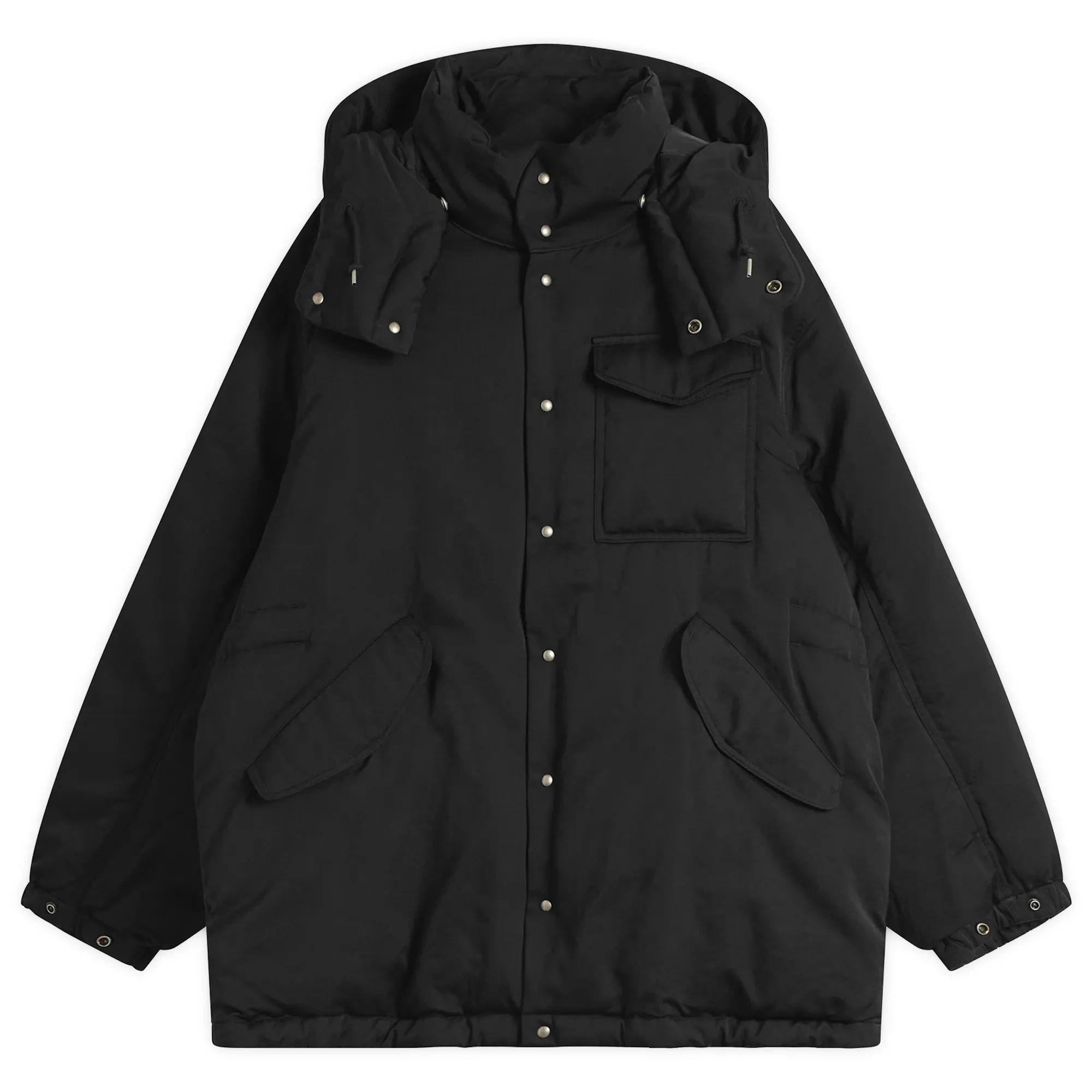 Visvim Men's Kodiak Mil Down Jacket Black