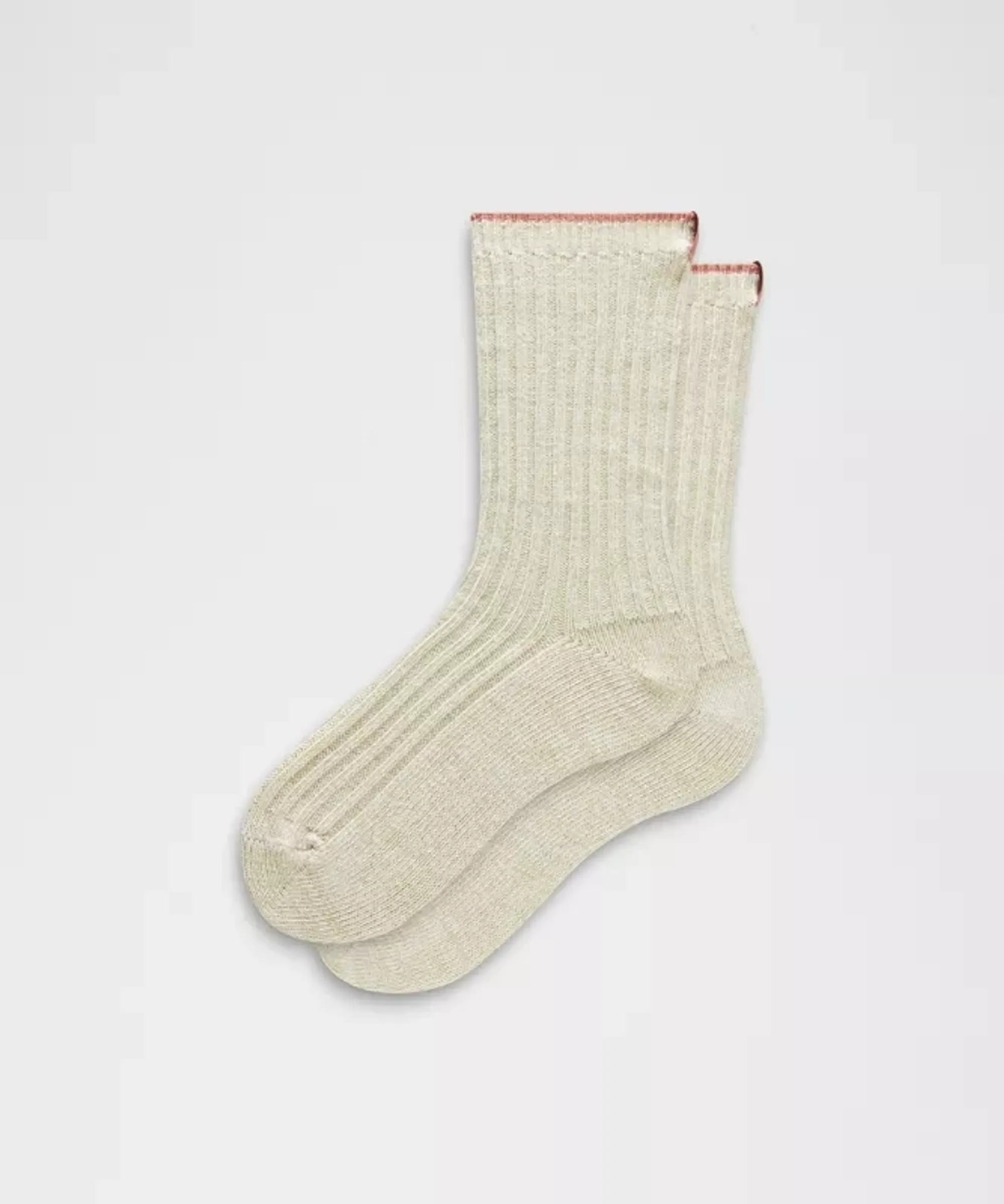 lululemon – Ragg Socks – Color Red/White – Size Large