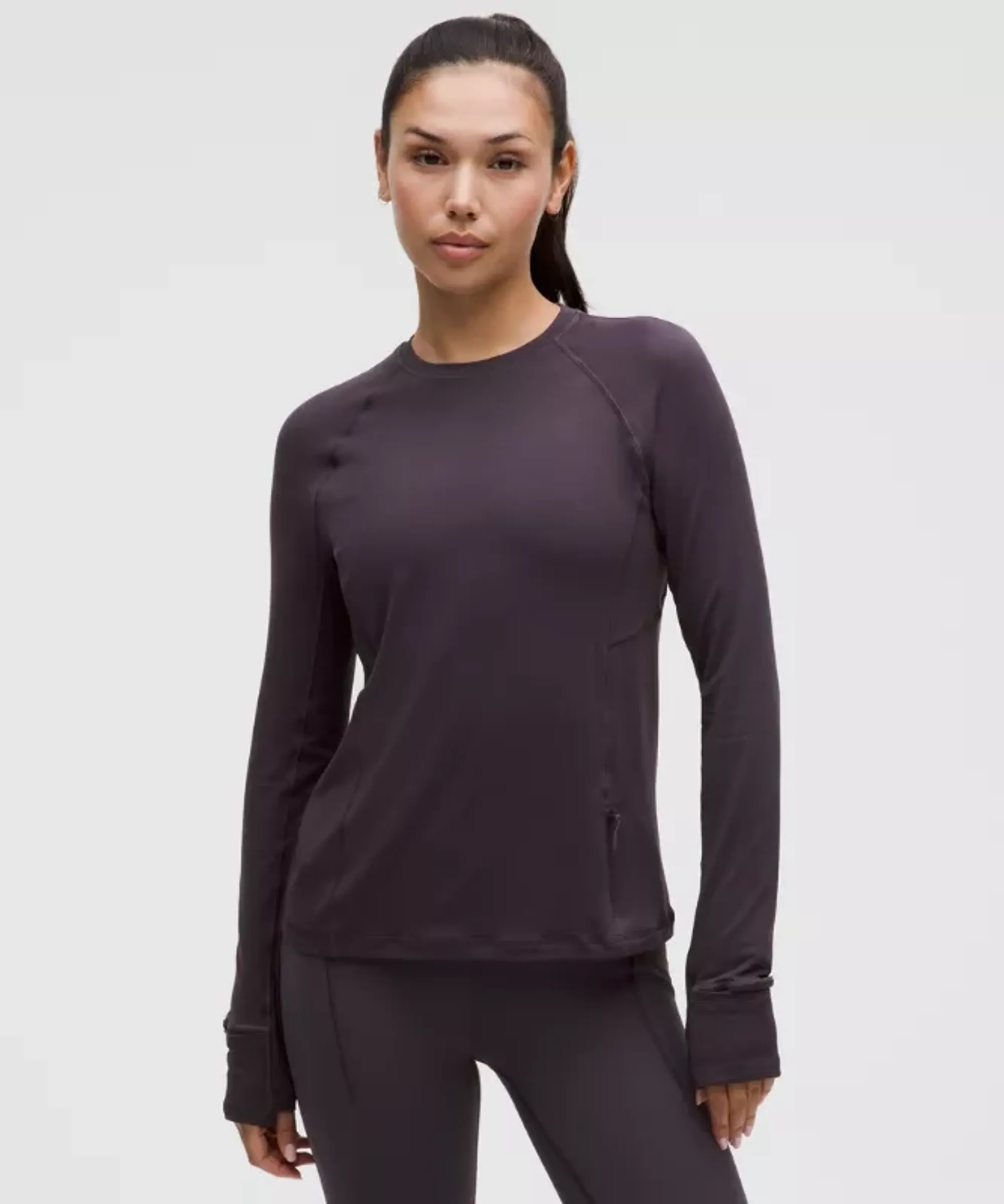 lululemon – Women's It's Rulu Classic-Fit Long-Sleeve Shirt – Color Purple – Size Large