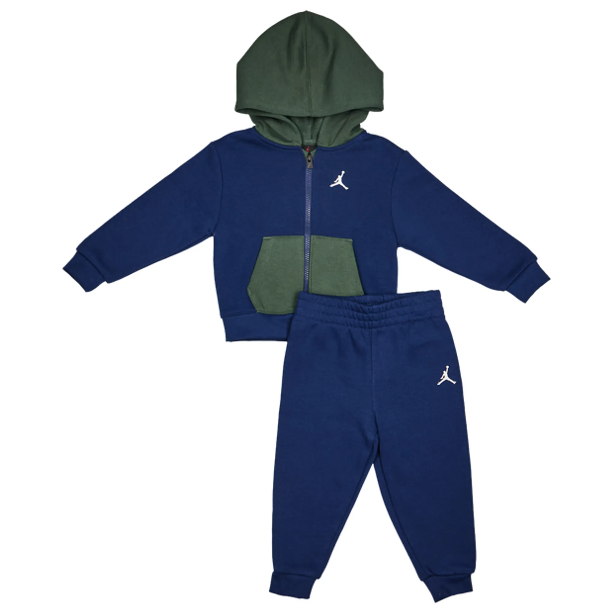 Jordan Brooklyn Color Block Unisex Tracksuits - Blue