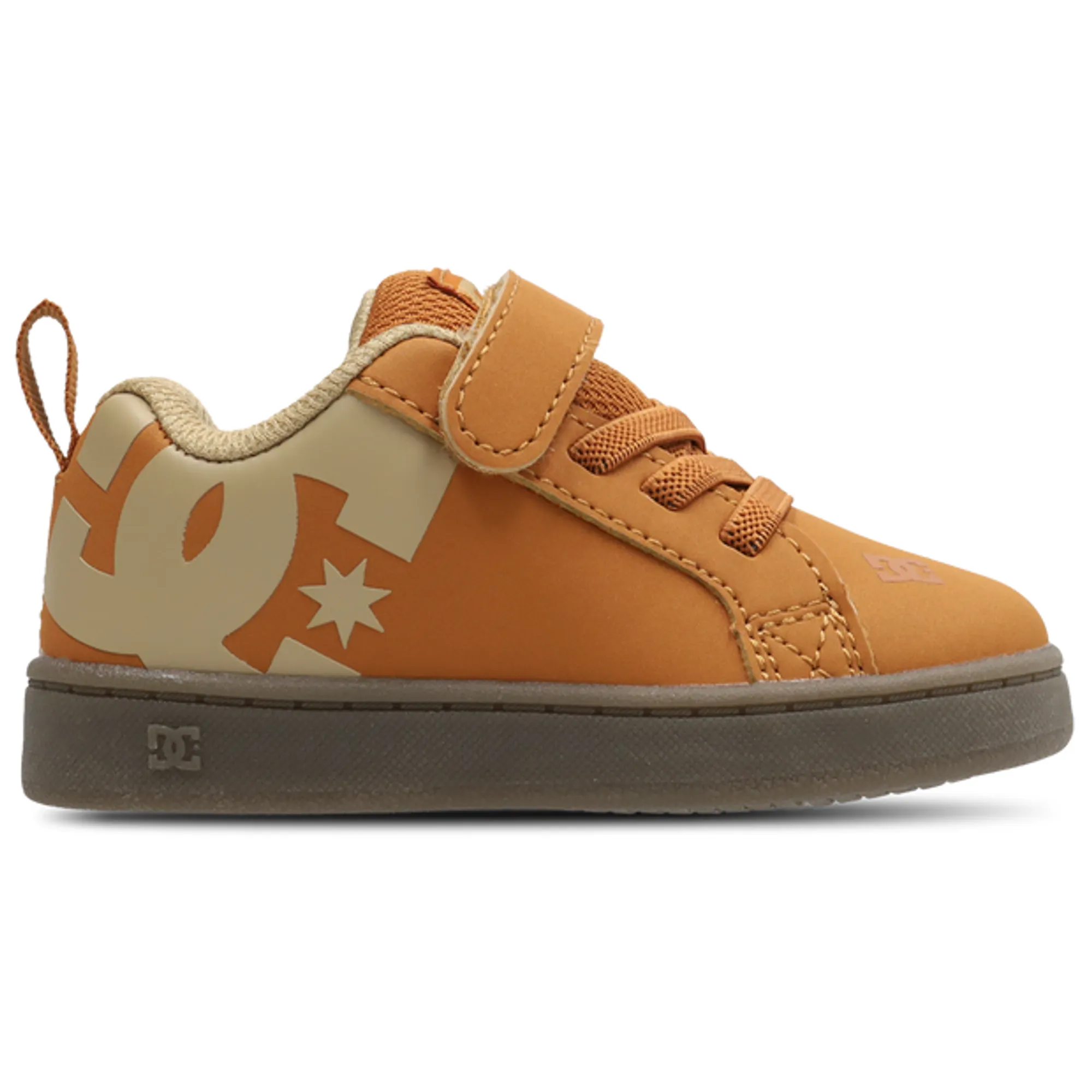 DC Sneakers Court Graffik Baby Shoes - Brown