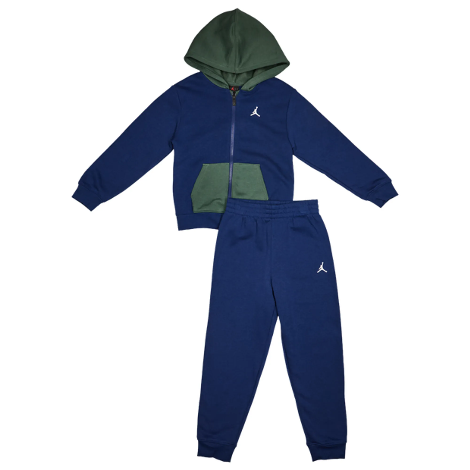 Jordan Brooklyn Color Block Unisex Tracksuits - Blue