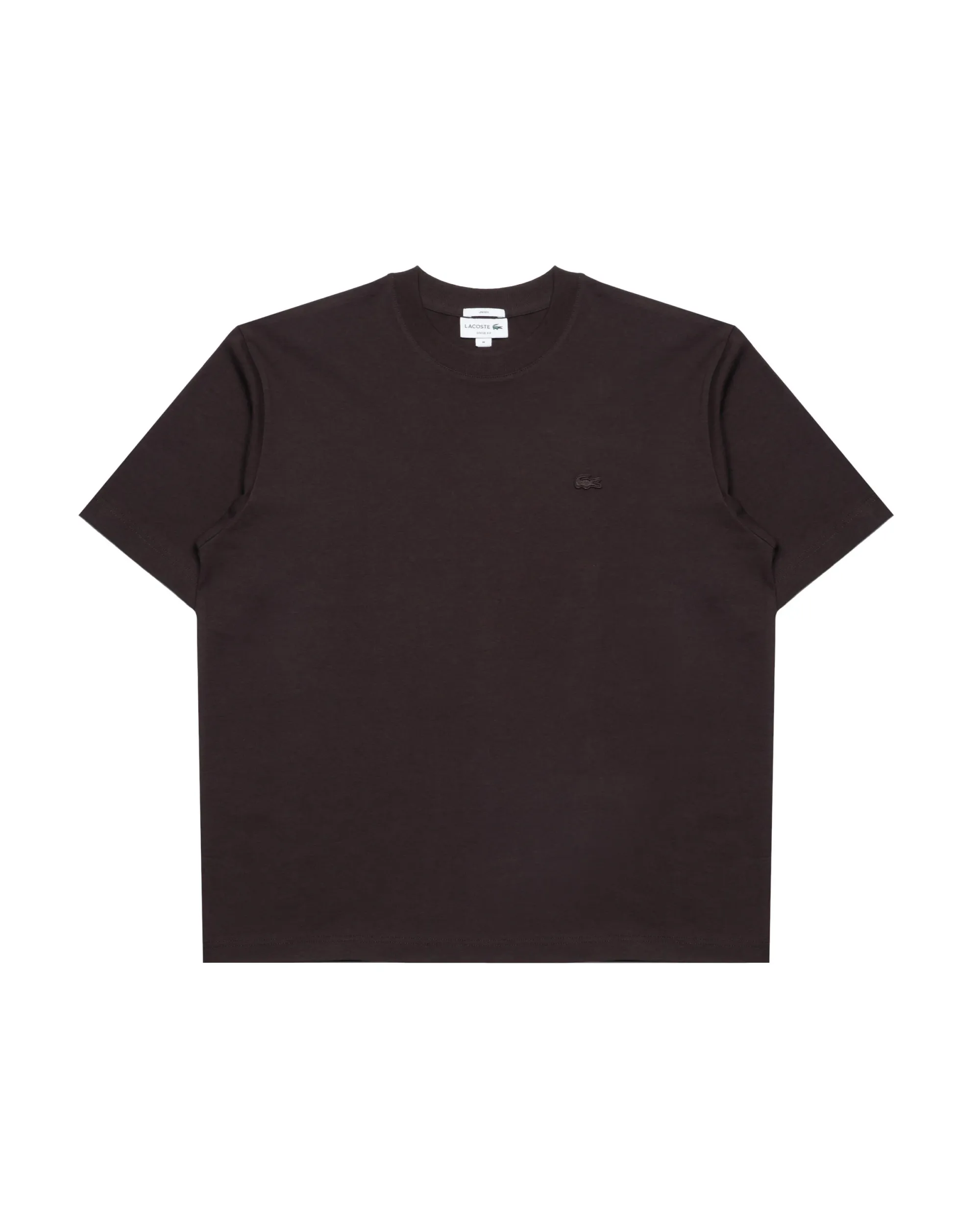 Lacoste Loose Fit Heavy Jersey T-shirt - Brown