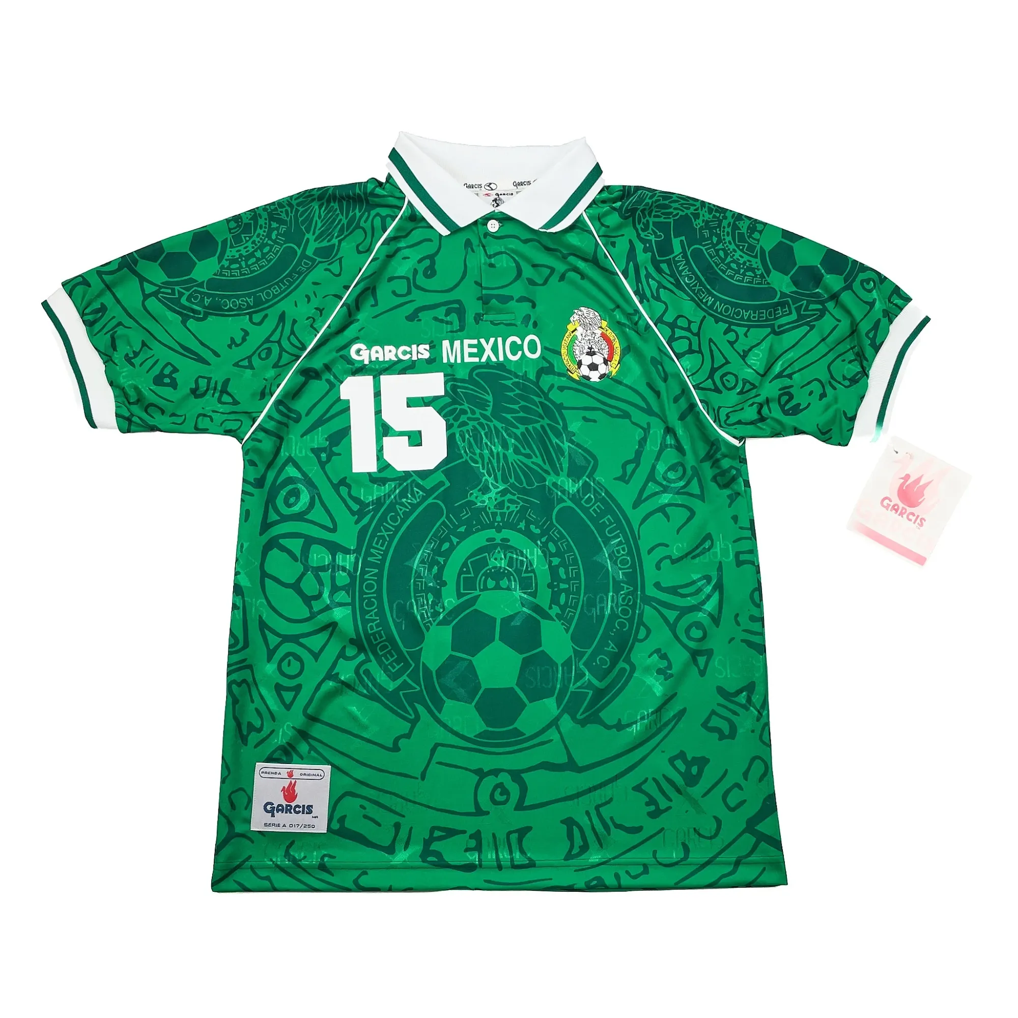 1999 MEXICO L.HERNANDEZ #15 *BNWT* HOME SHIRT (M) ABA SPORT | CULT KITS