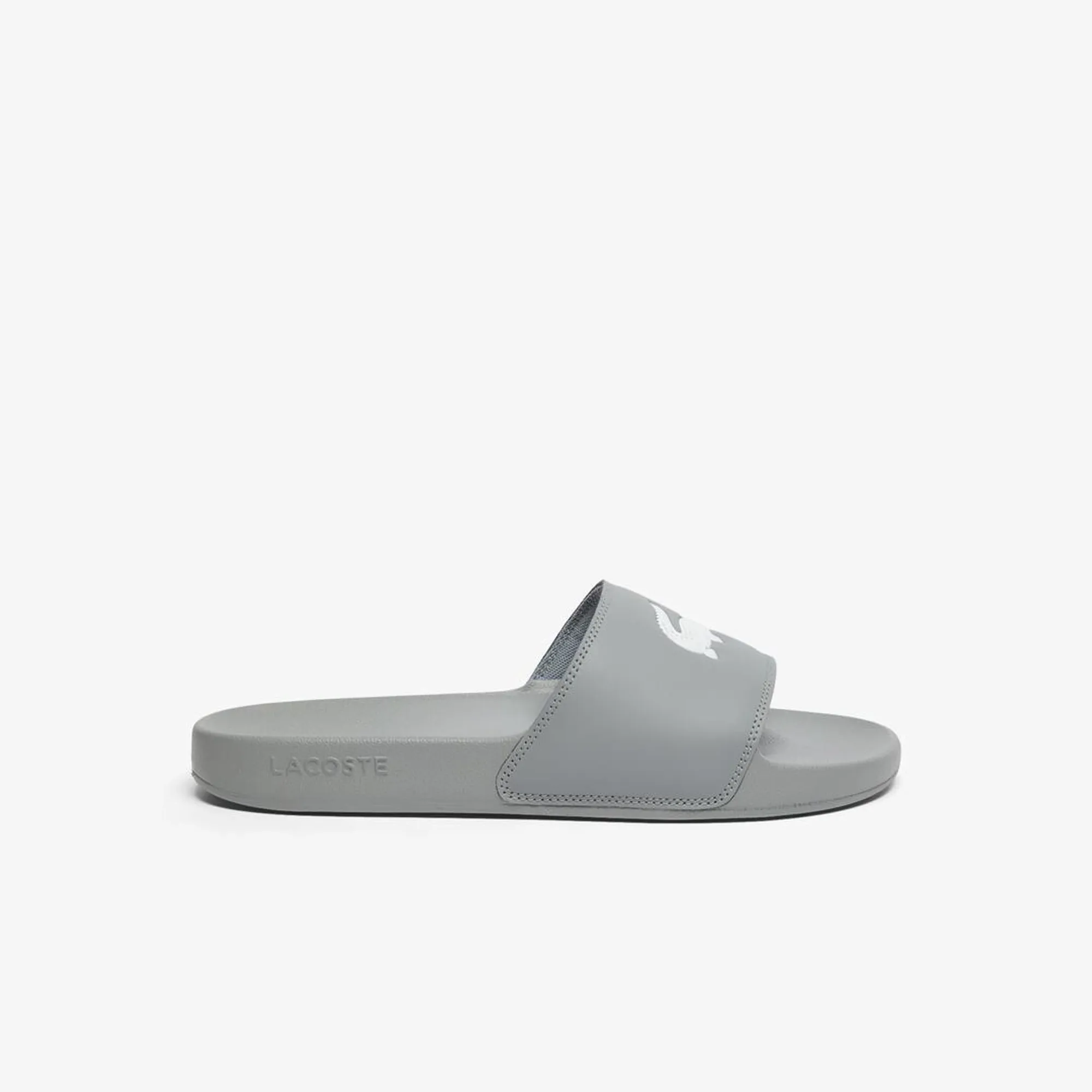 Lacoste Men's Serve Slides 0.0 - Grey / White