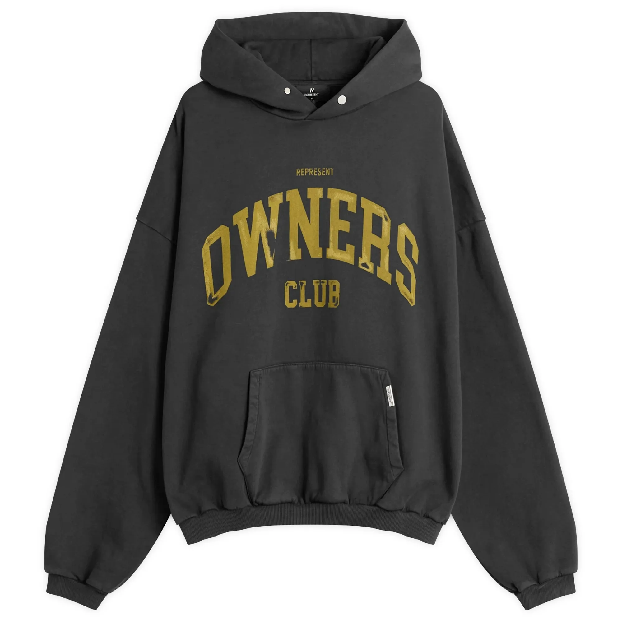 Represent Men's Owners Hoodie Sun Fade Black