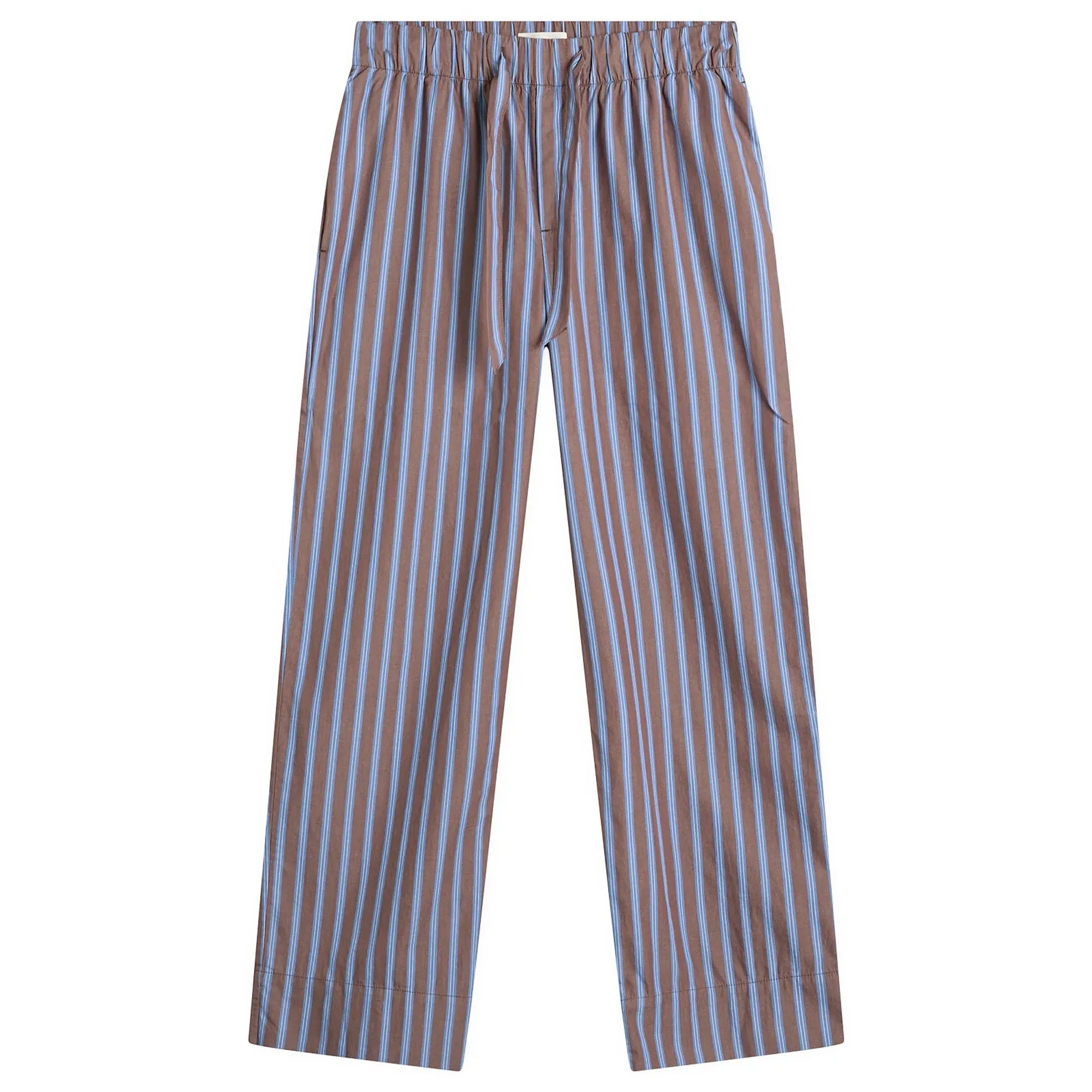 Tekla Fabrics Sleep Pant Chestnut Stripes