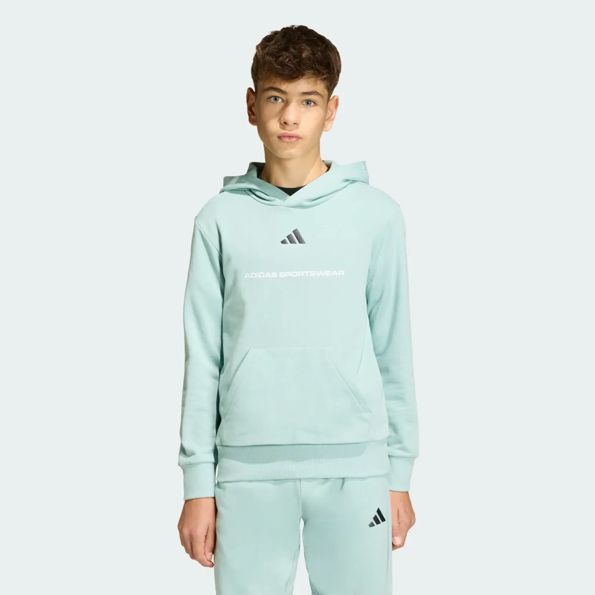 adidas adidas Slogan Fleece Hoodie