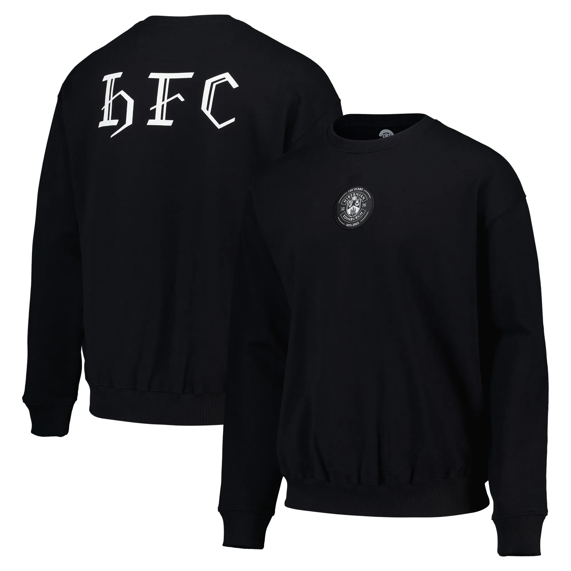 150 Years of Hibernian Crew Sweat - Black - Unisex