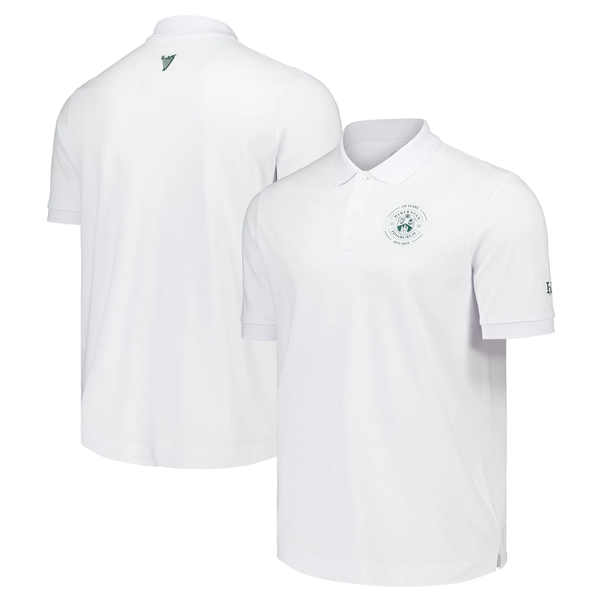 150 Years of Hibernian Polo Shirt - White - Unisex