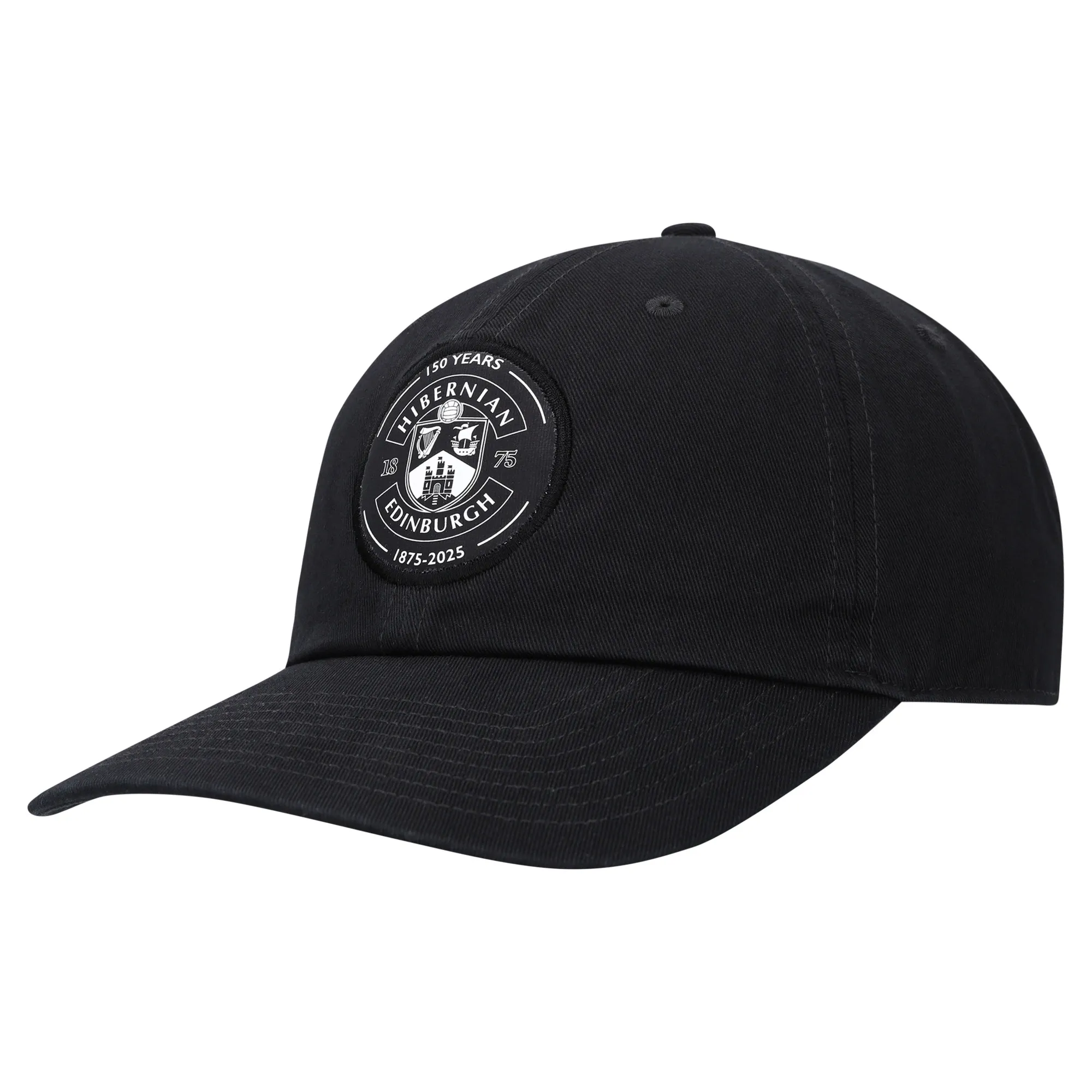 150 Years of Hibernian Crest Cap - Black - Unisex