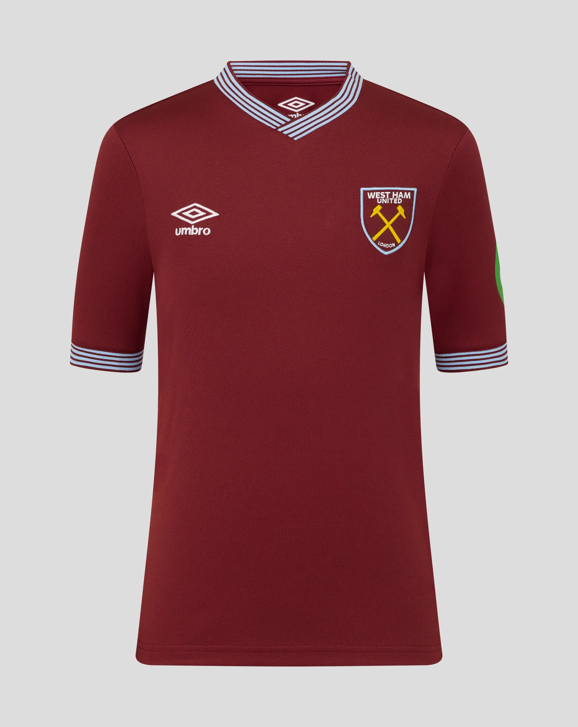 Castore West Ham Junior Home Short Sleeve Shirt