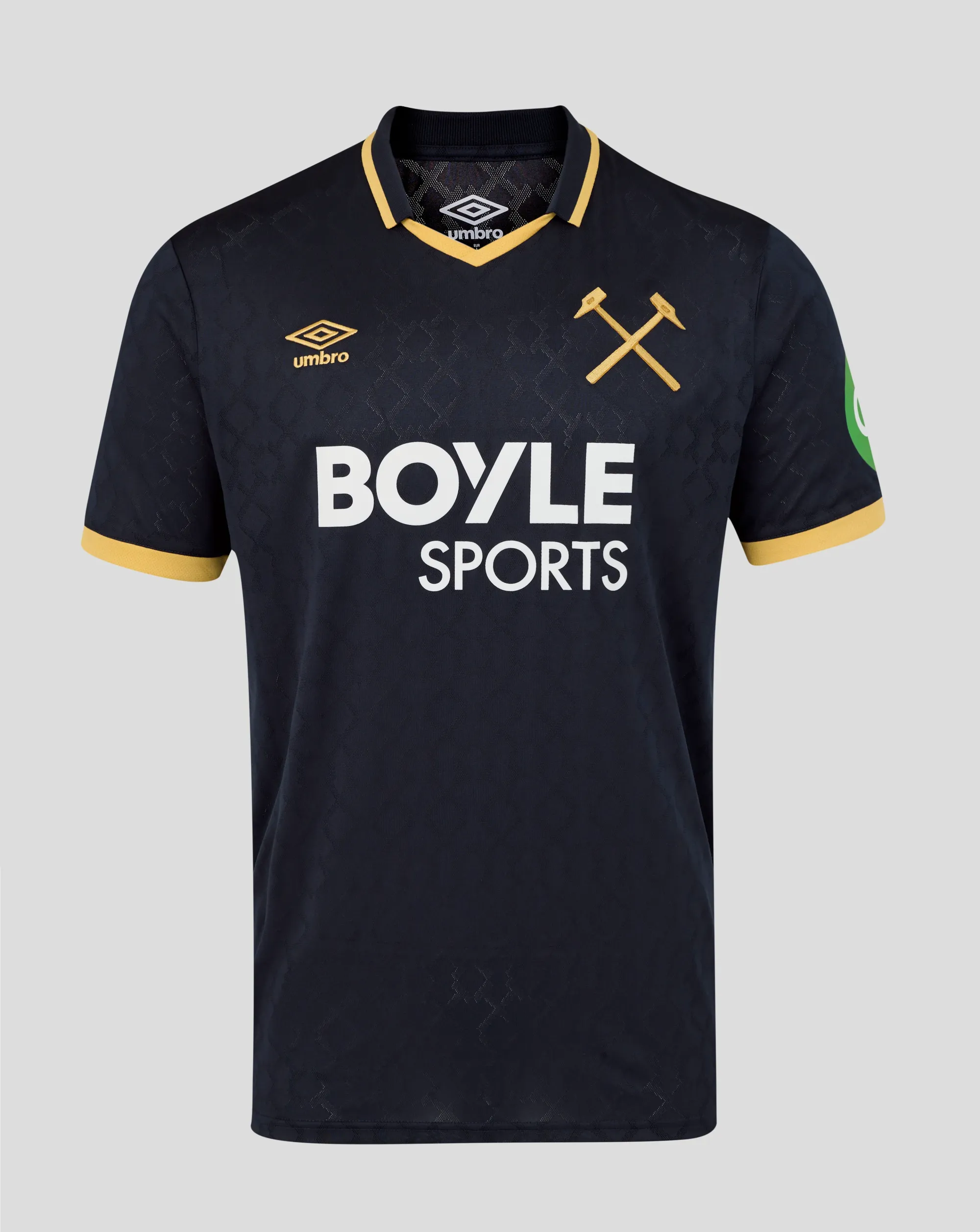 Castore West Ham Men's Third Kit Short Sleeve Shirt