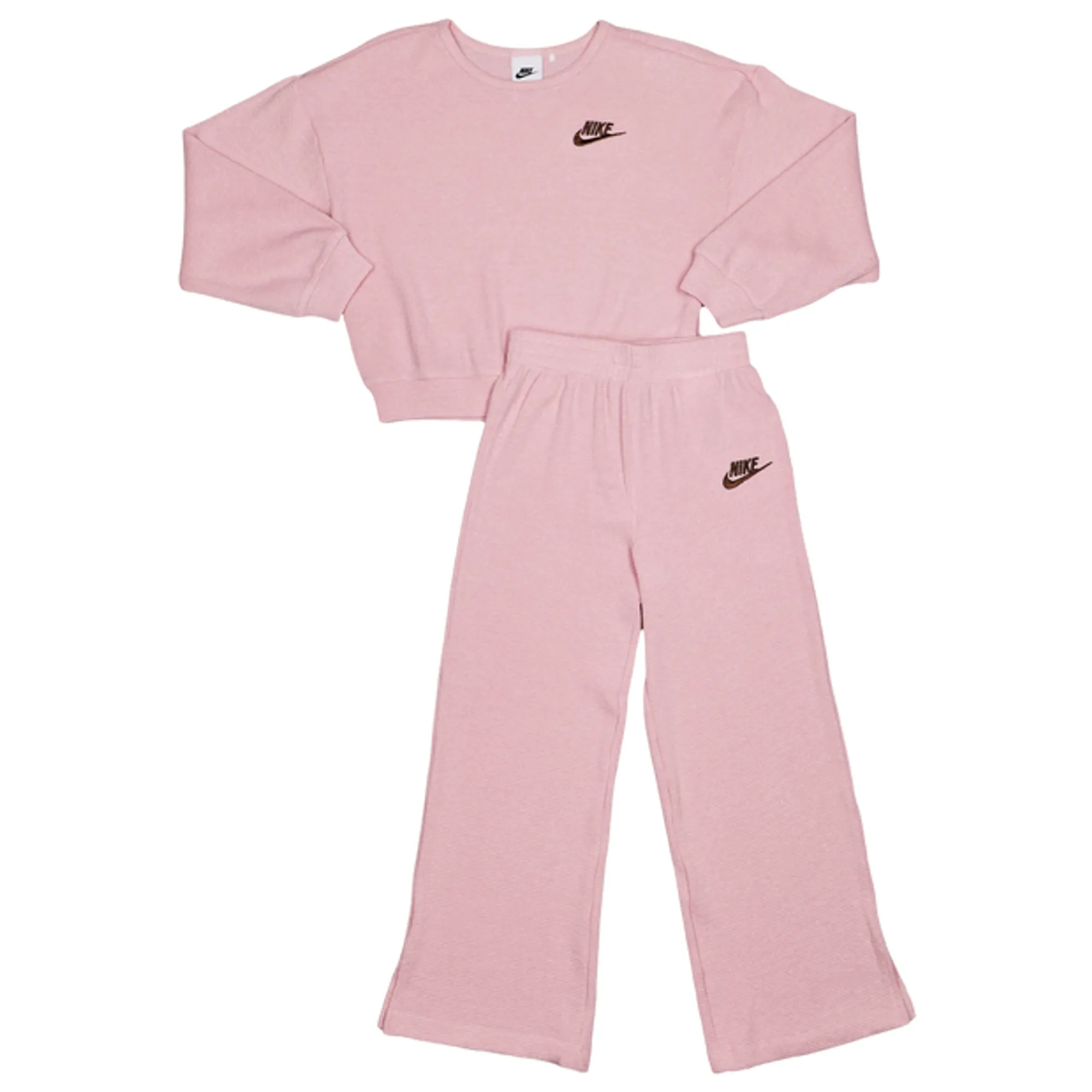 Nike Waffle Unisex Sweatshirts - Pink