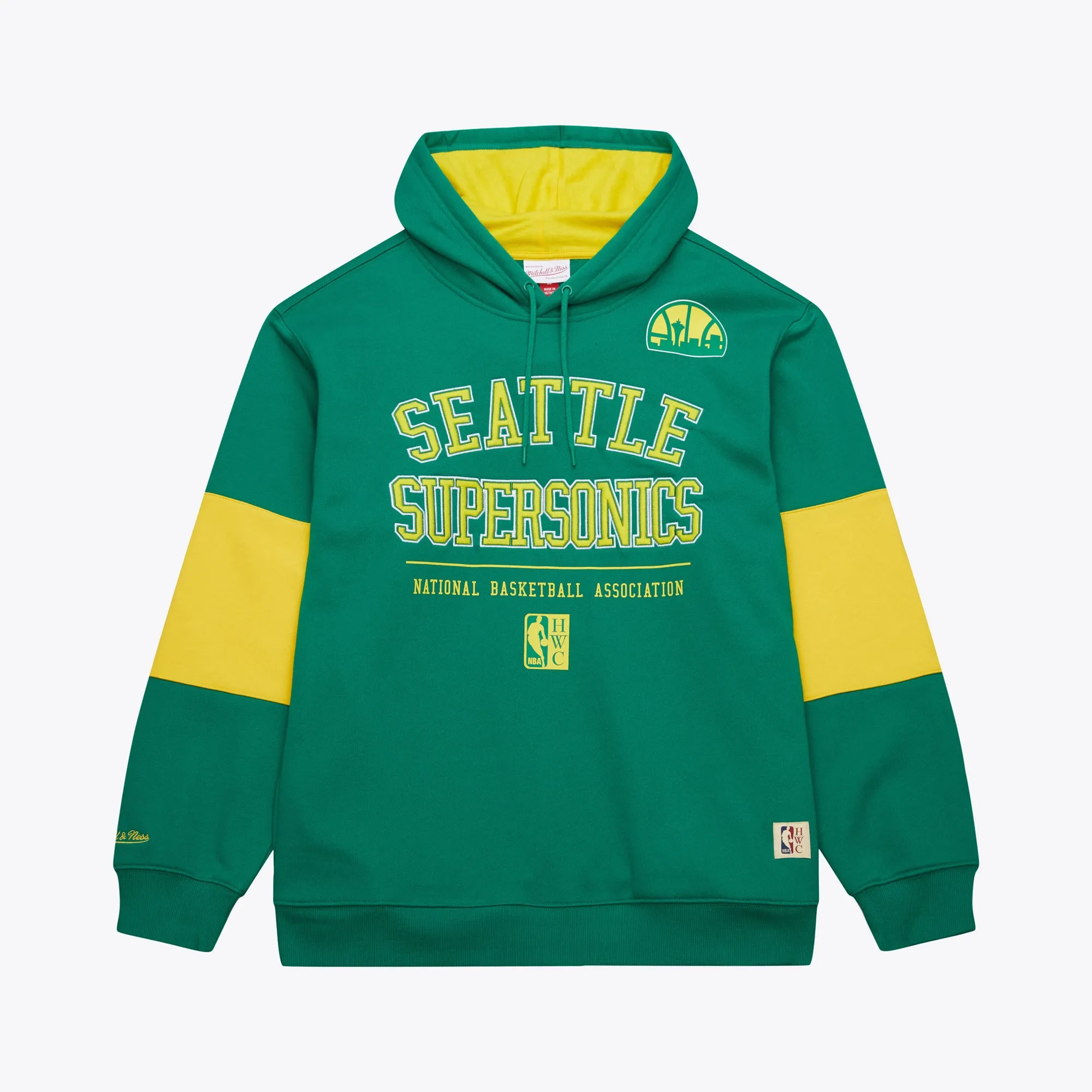 Seattle Supersonics Mitchell & Ness Retro Fleece Hoodie