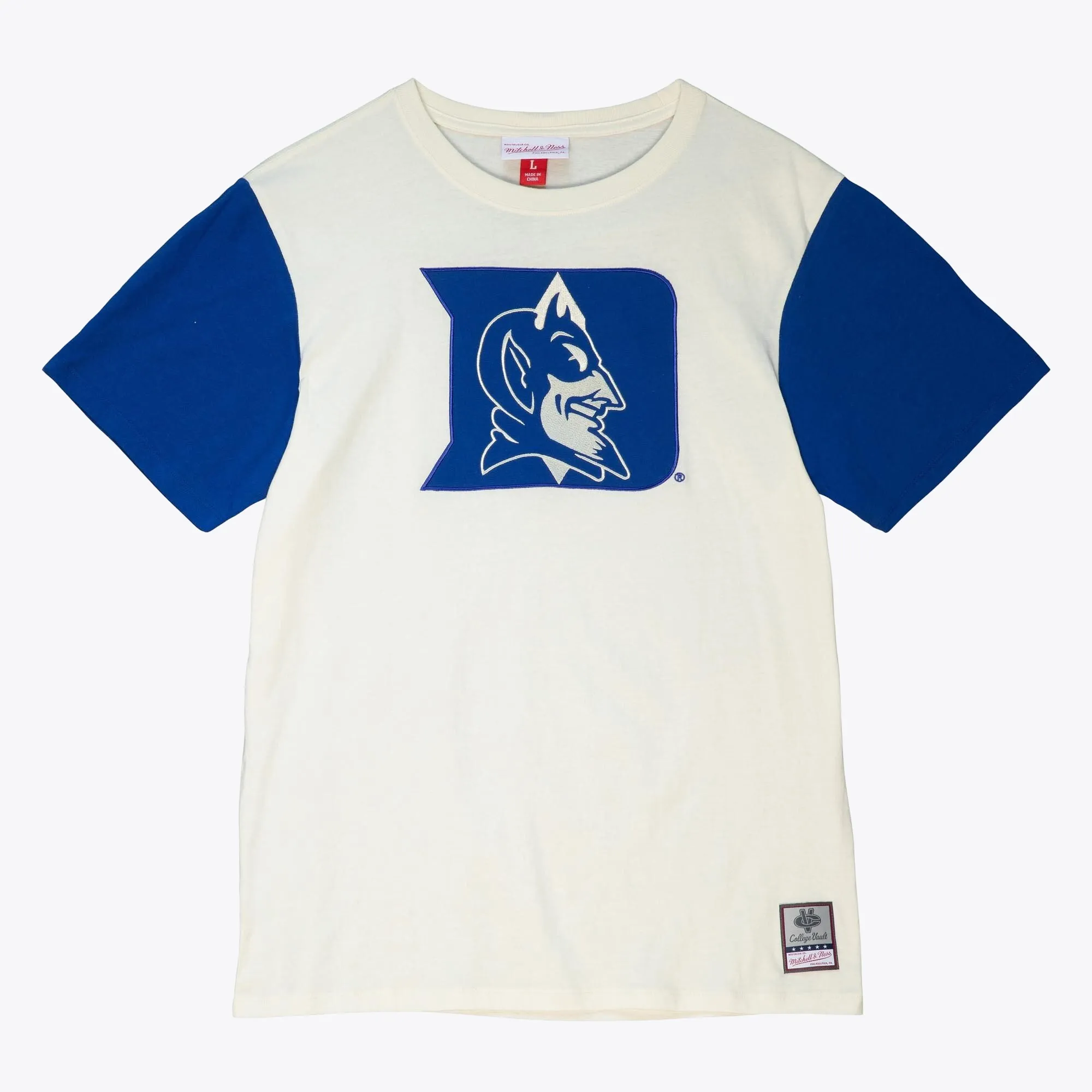 Duke Blue Devils Mitchell & Ness Colour Blocked T-Shirt