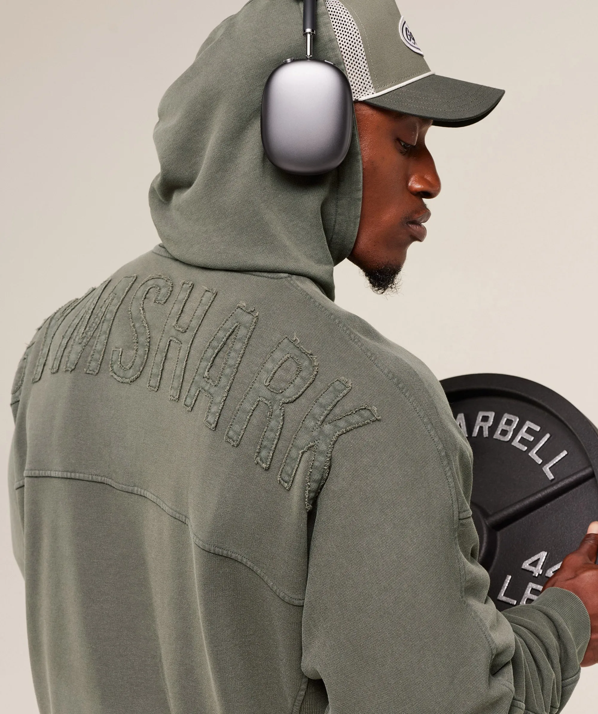  Power Washed Hoodie - GS Strength Green