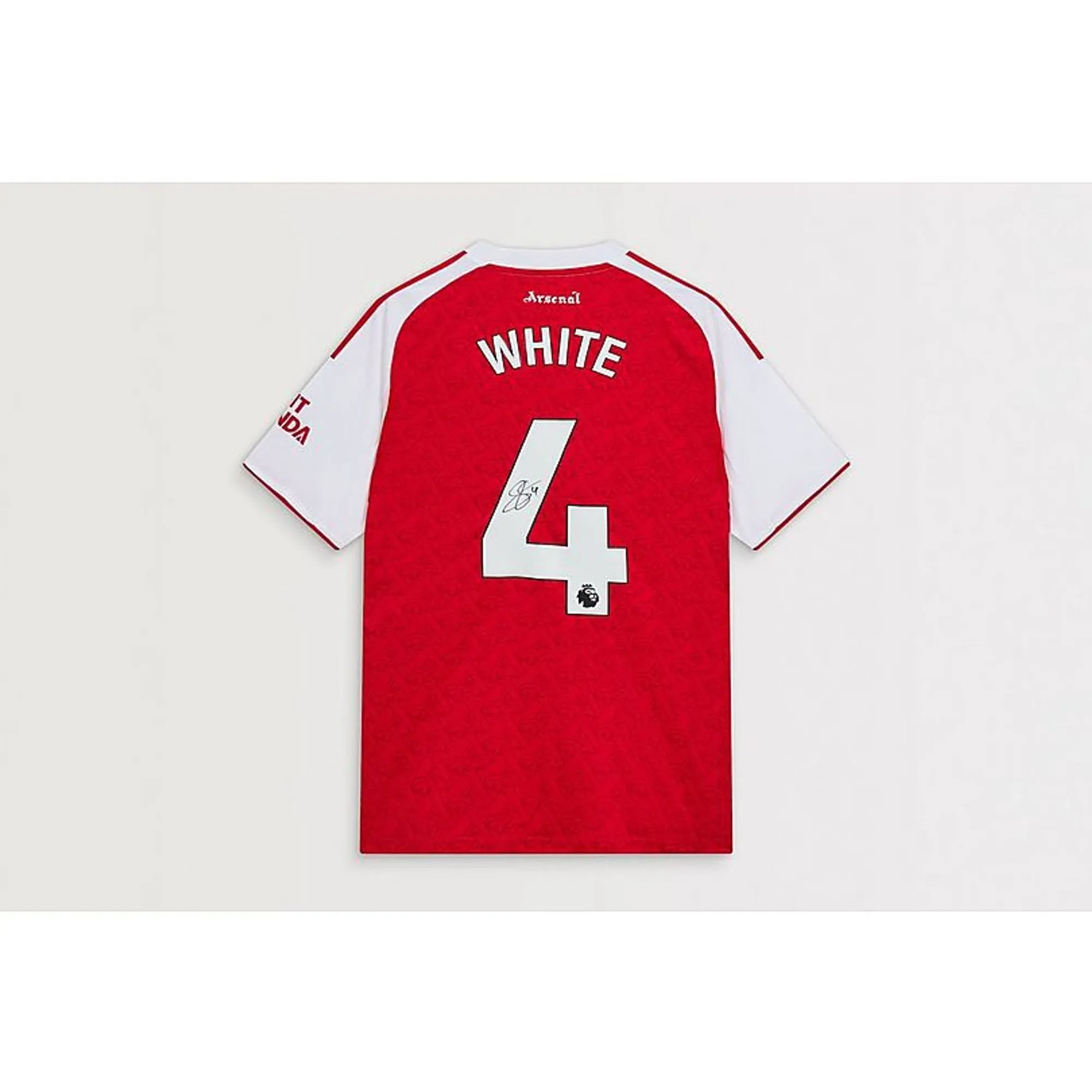 Arsenal 25/26 home boxed signed shirt WHITE, Multicolor