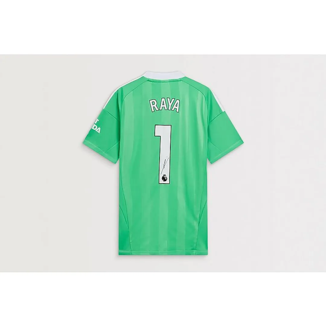 Arsenal 25/26 third GK boxed signed shirt RAYA, Multicolor