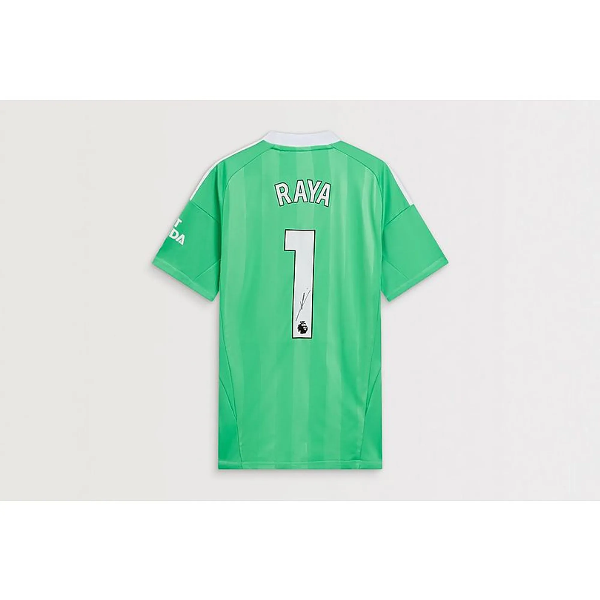 Arsenal 25/26 third GK boxed signed shirt RAYA, Multicolor