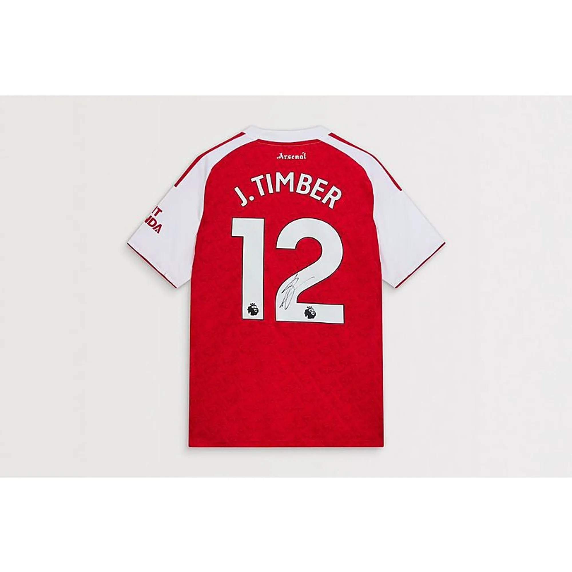 Arsenal 25/26 home boxed signed shirt TIMBER, Multicolor