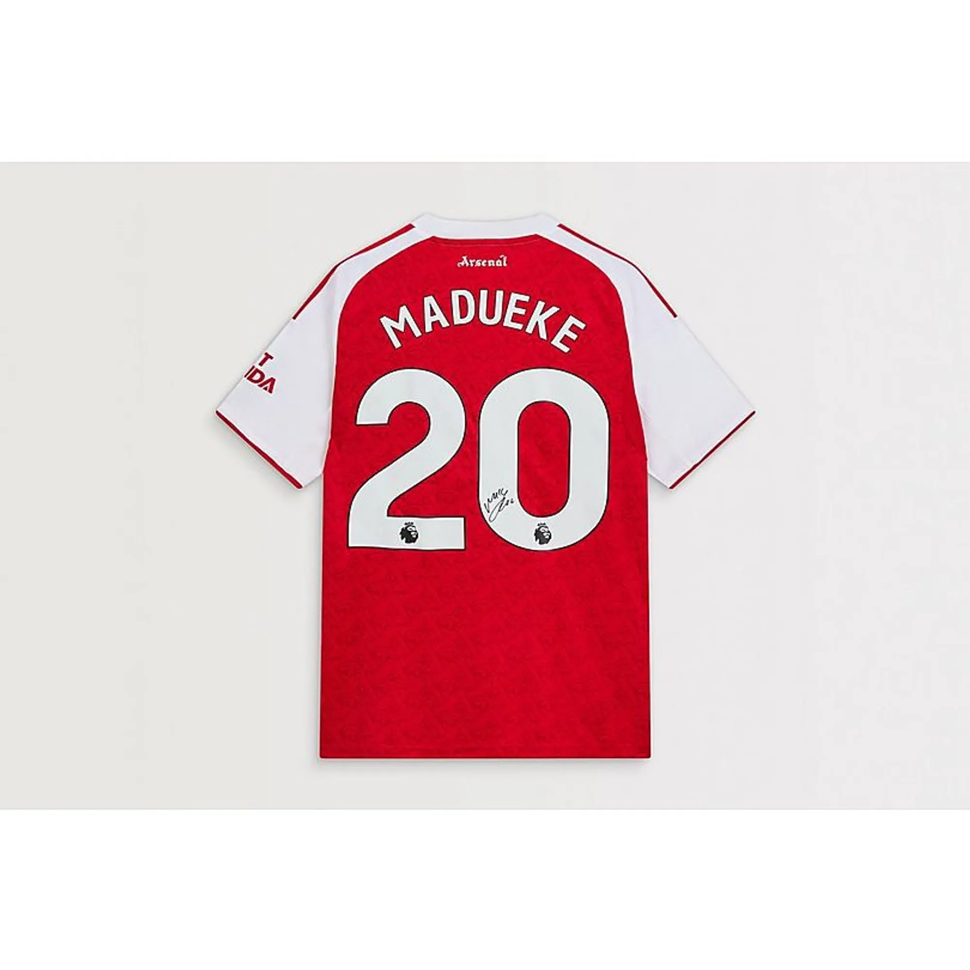Arsenal 25/26 home boxed signed shirt MADUEKE, Multicolor