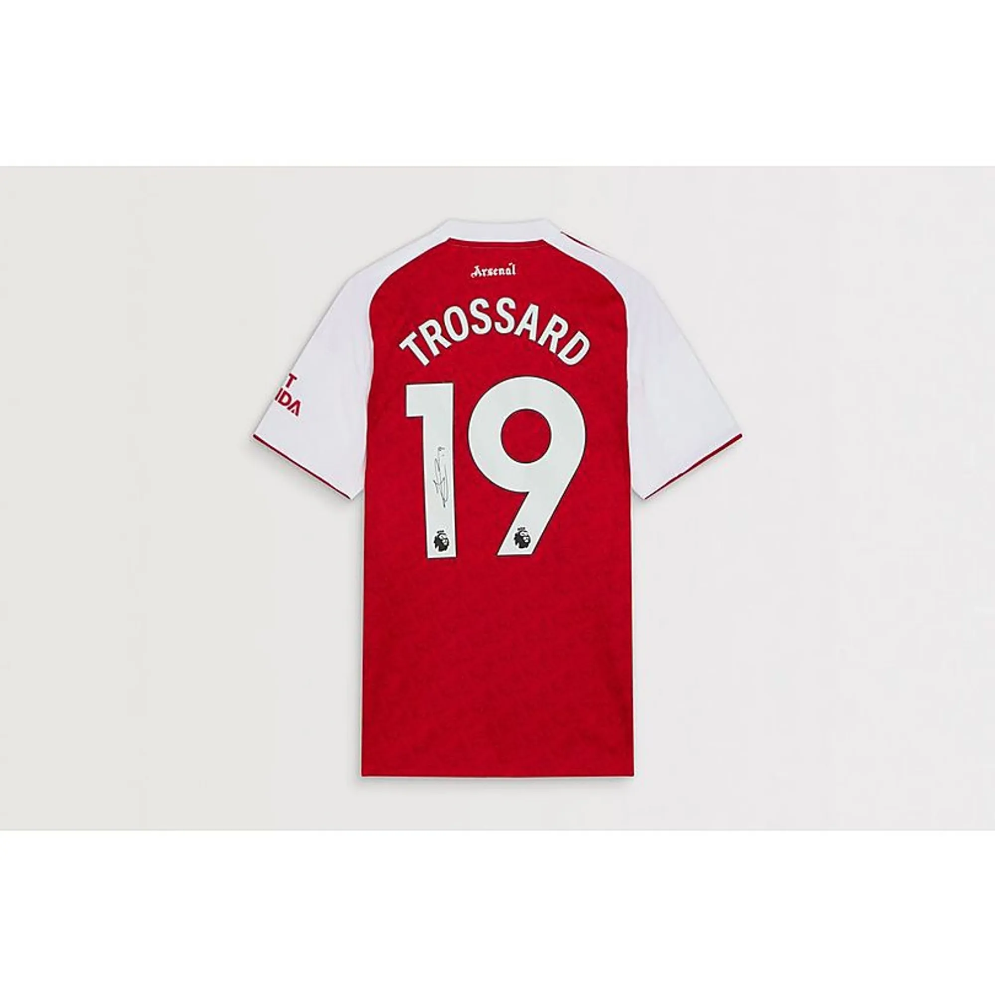 Arsenal 25/26 home boxed signed shirt TROSSARD, Multicolor