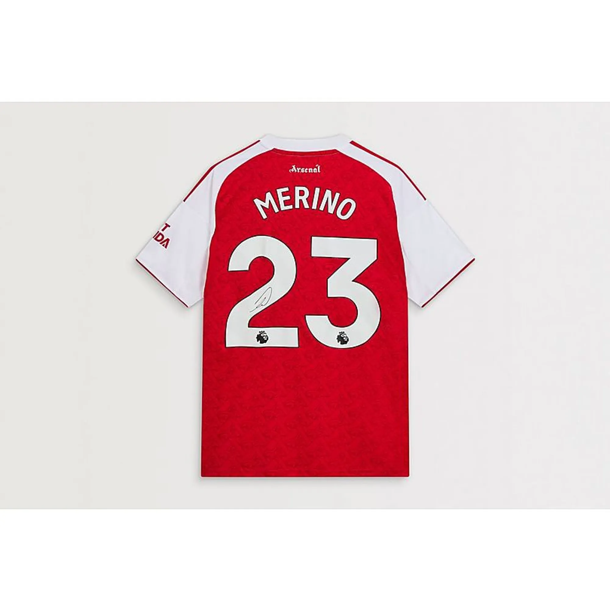 Arsenal 25/26 home boxed signed shirt MERINO, Multicolor