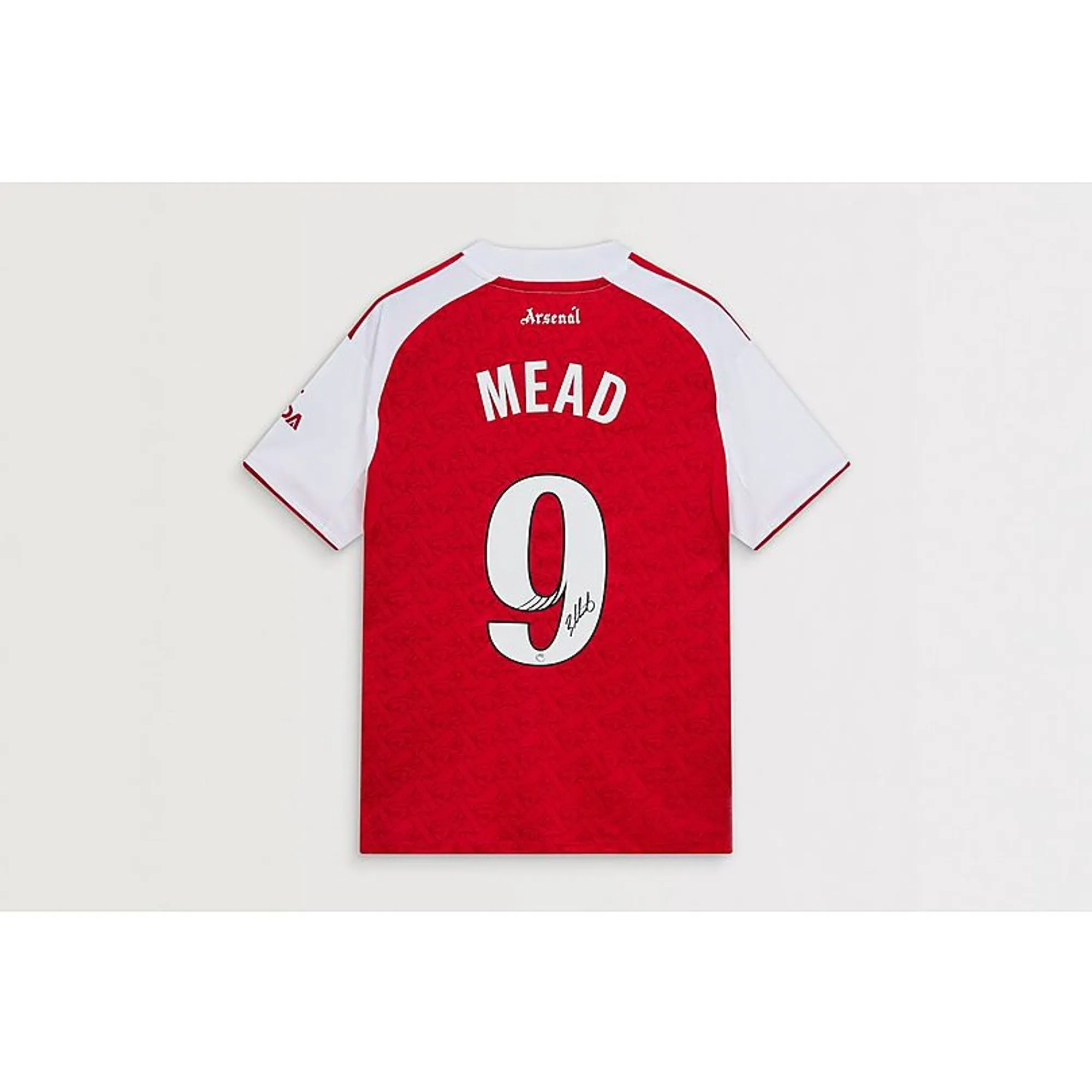Arsenal 25/26 home boxed signed shirt MEAD, Multicolor