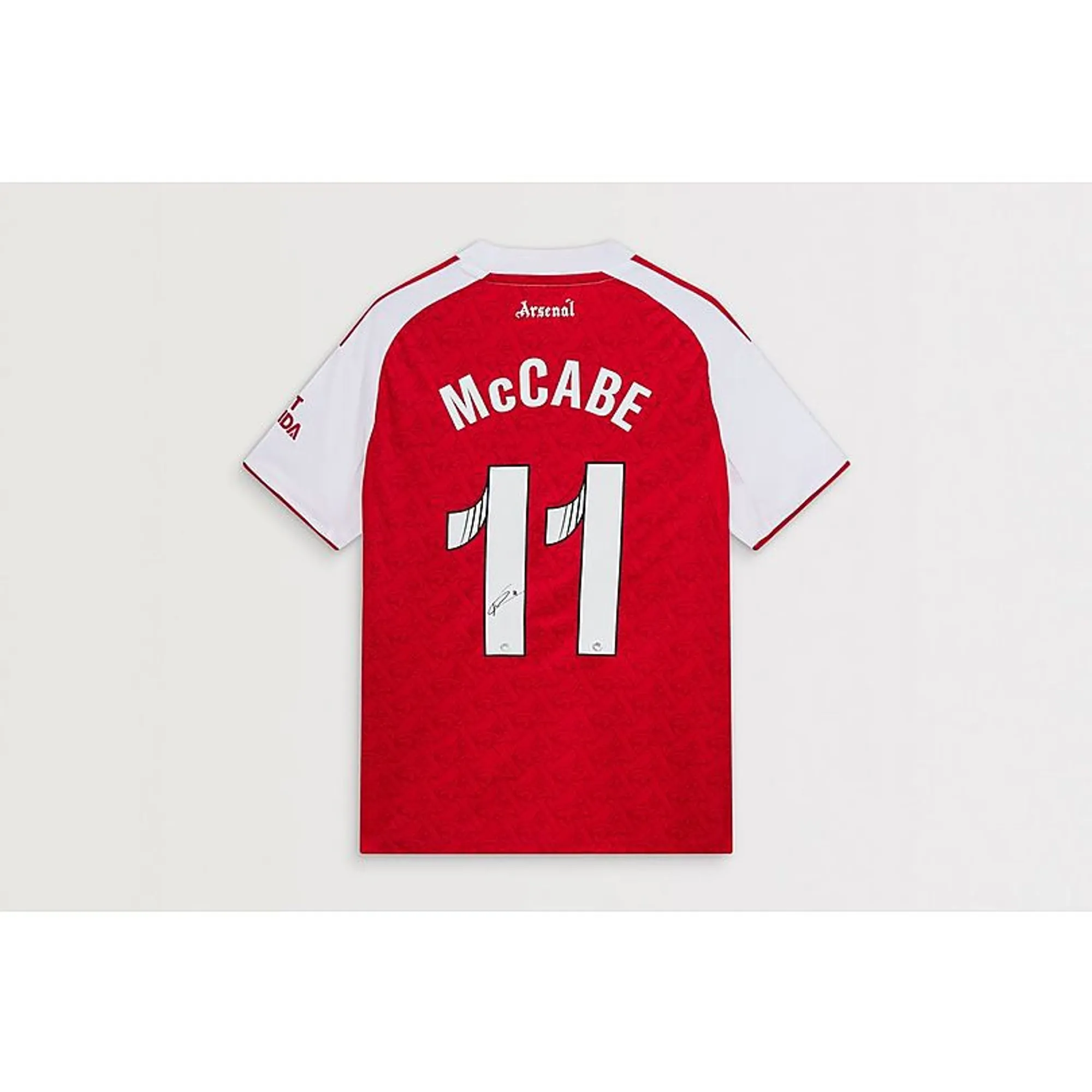 Arsenal 25/26 home boxed signed shirt MCCABE, Multicolor