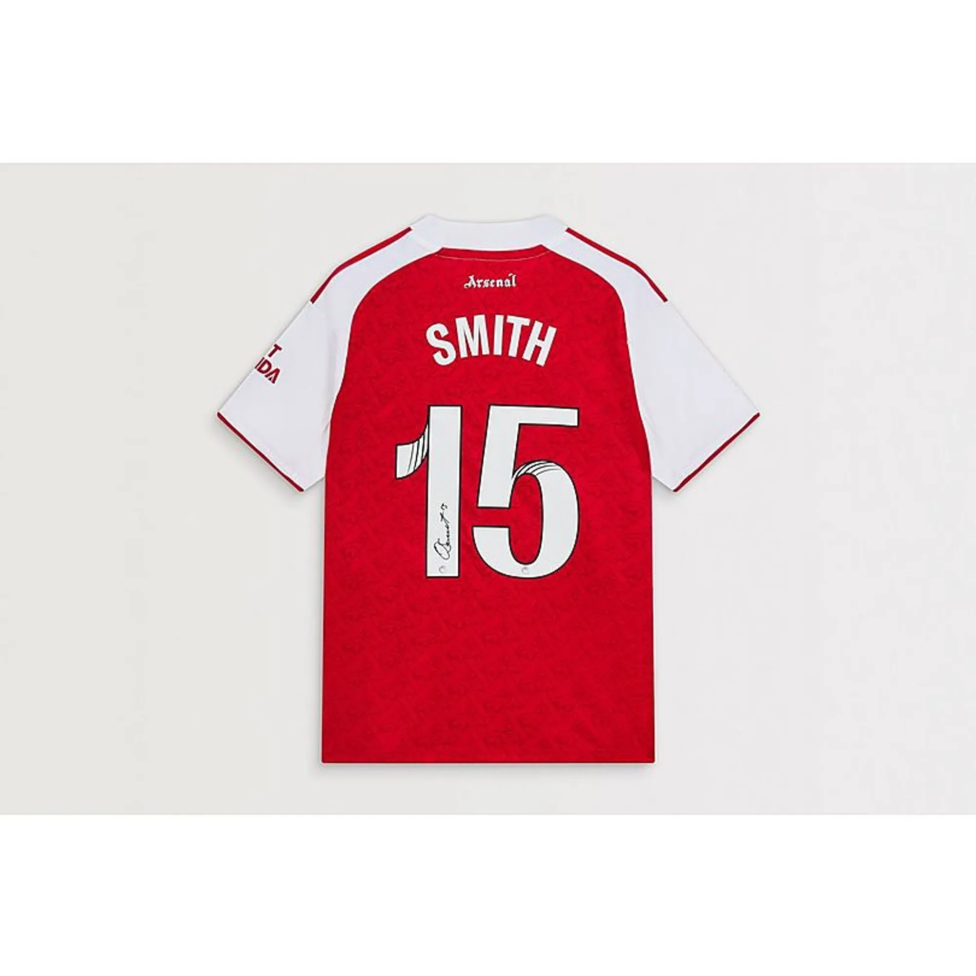 Arsenal 25/26 home boxed signed shirt SMITH, Multicolor