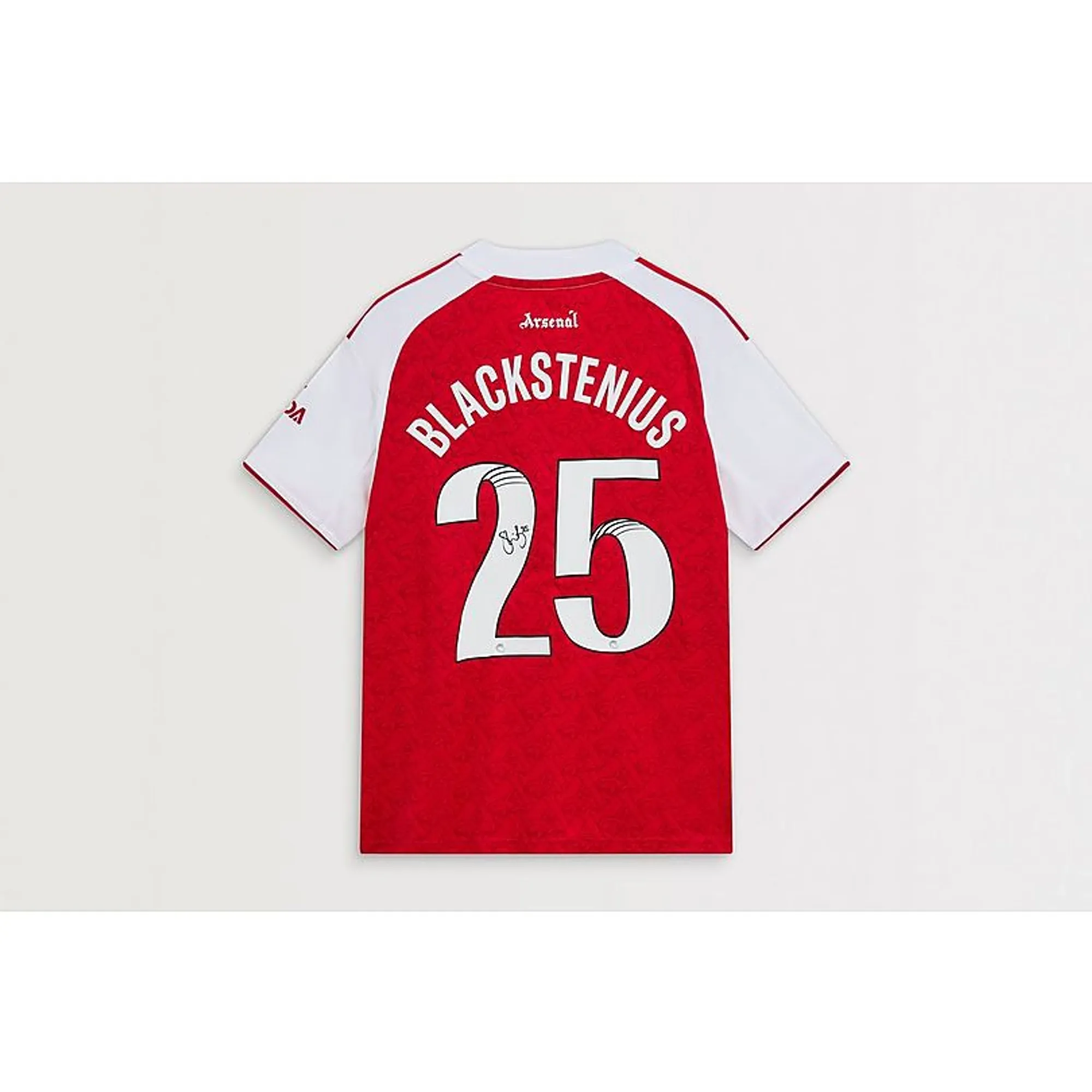 Arsenal 25/26 home boxed signed shirt BLACKSTENIUS, Multicolor