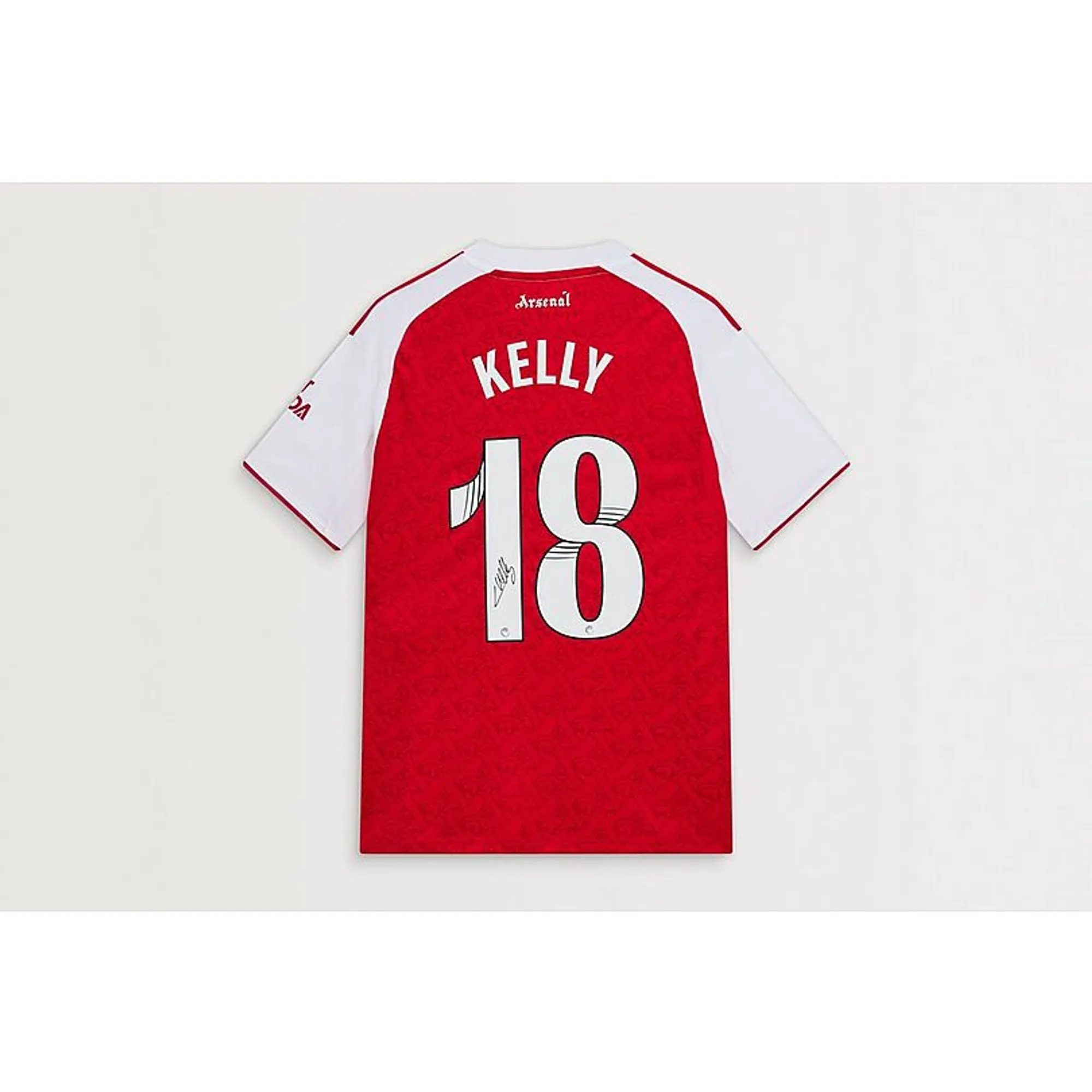 Arsenal 25/26 home boxed signed shirt KELLY, Multicolor