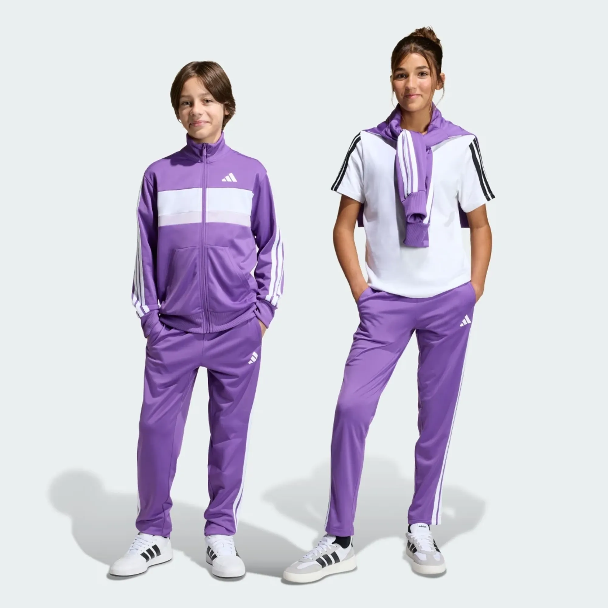 adidas Seasonal Essentials Tiberio 3-Stripes Tricot Track Suit Kids