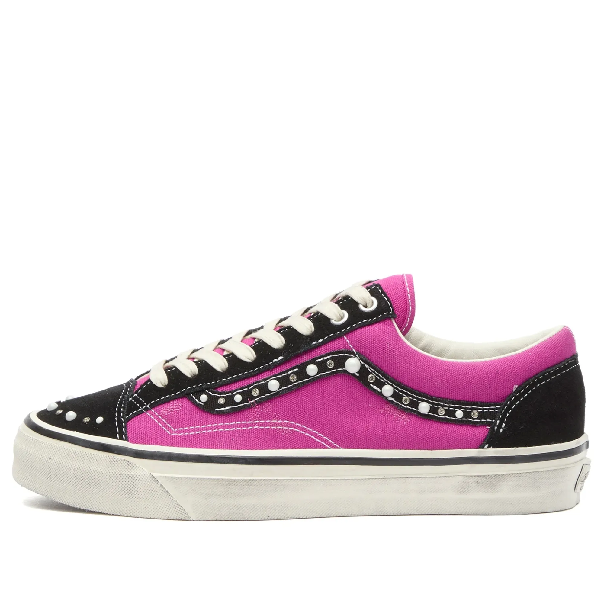 Vans Men's Lx Old Skool 36 Sneaker Pearlized Fuchsia Red